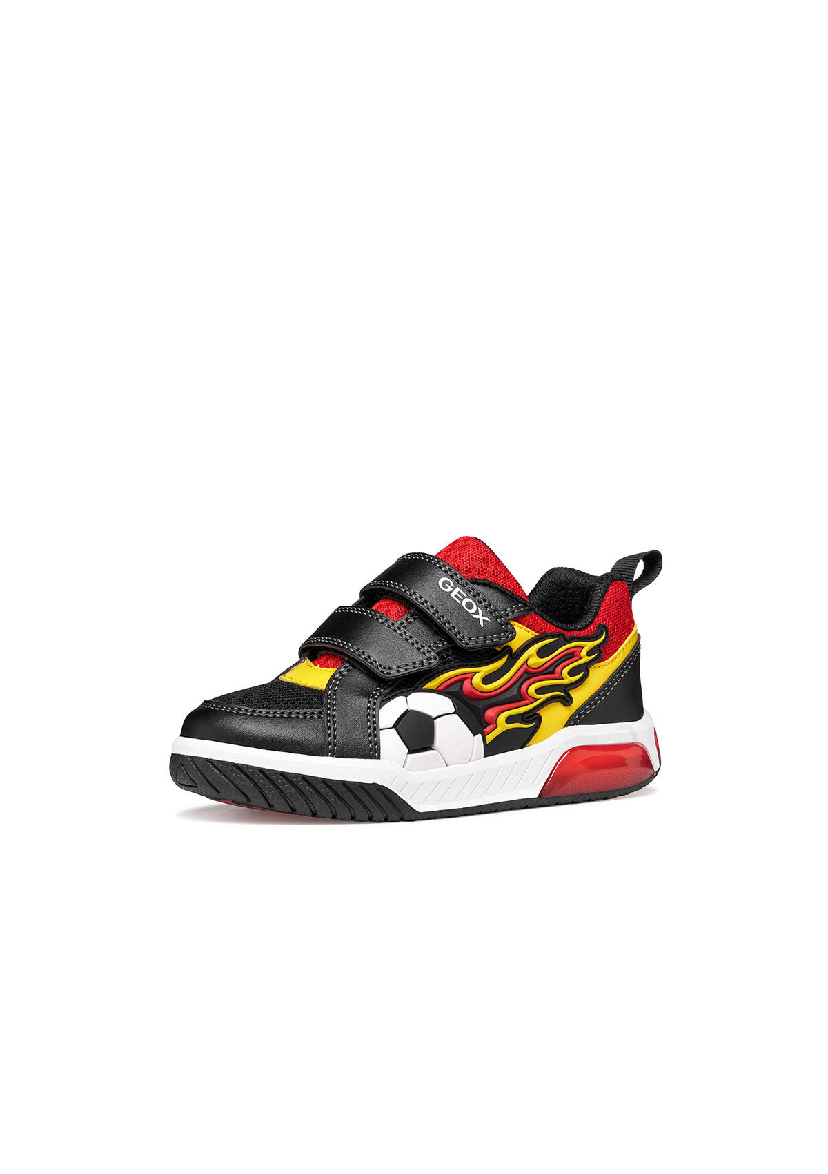 Geox Junior Boys Trainer flame INEK Black Yellow