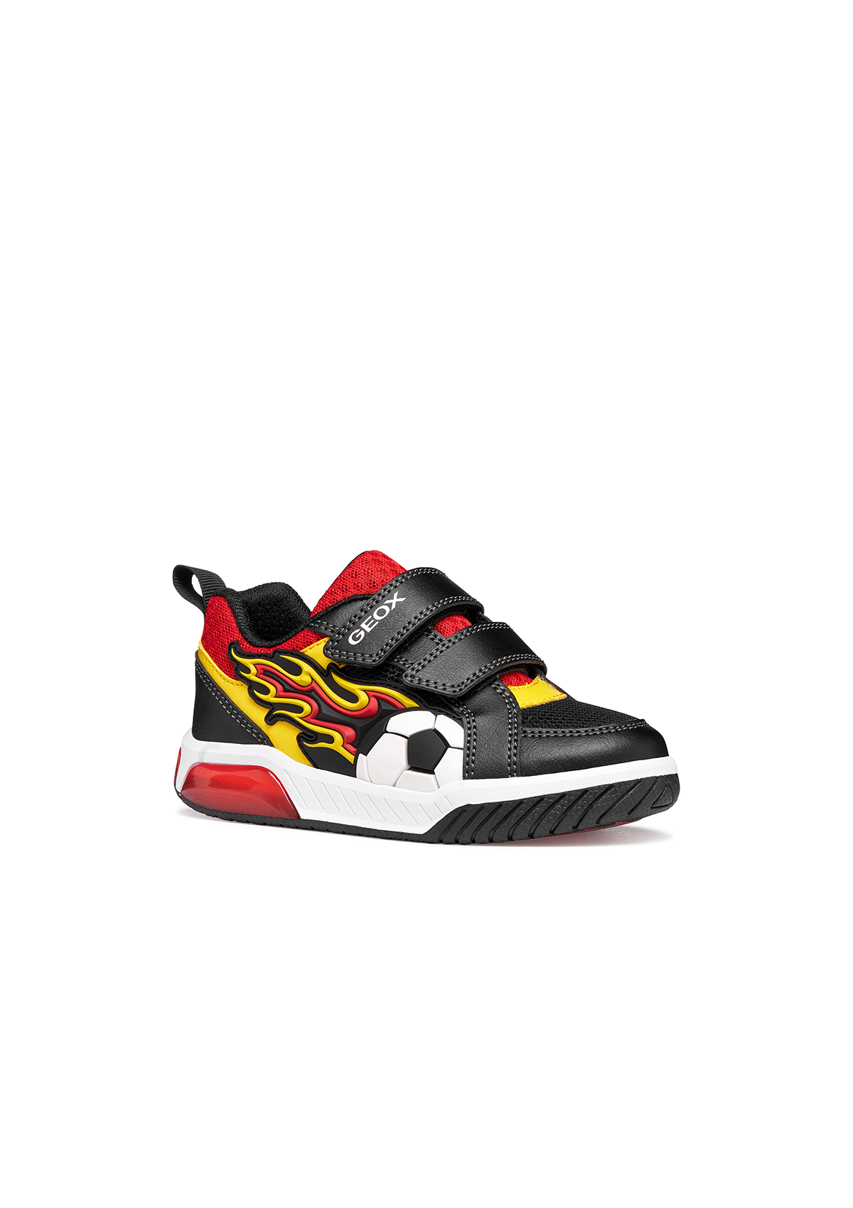 Geox Junior Boys Trainer flame INEK Black Yellow