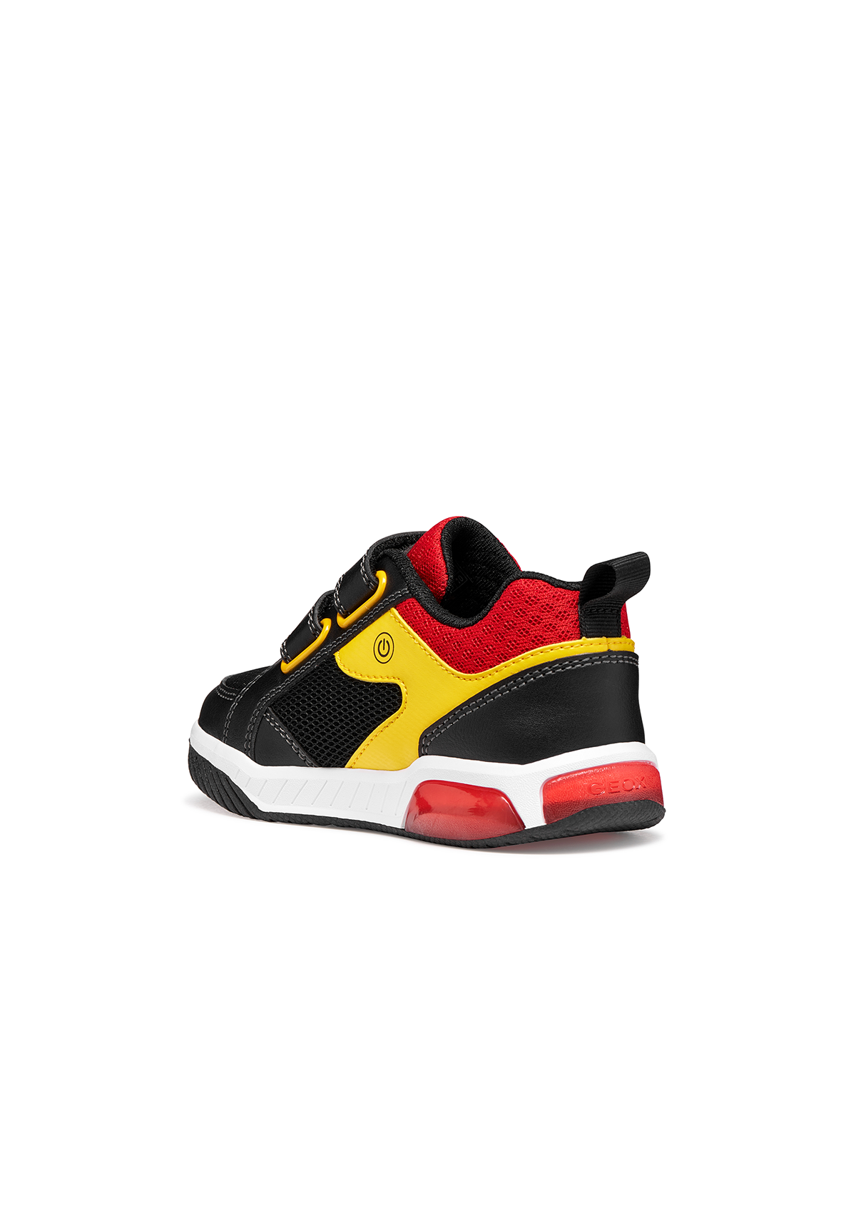 Geox Junior Boys Trainer flame INEK Black Yellow