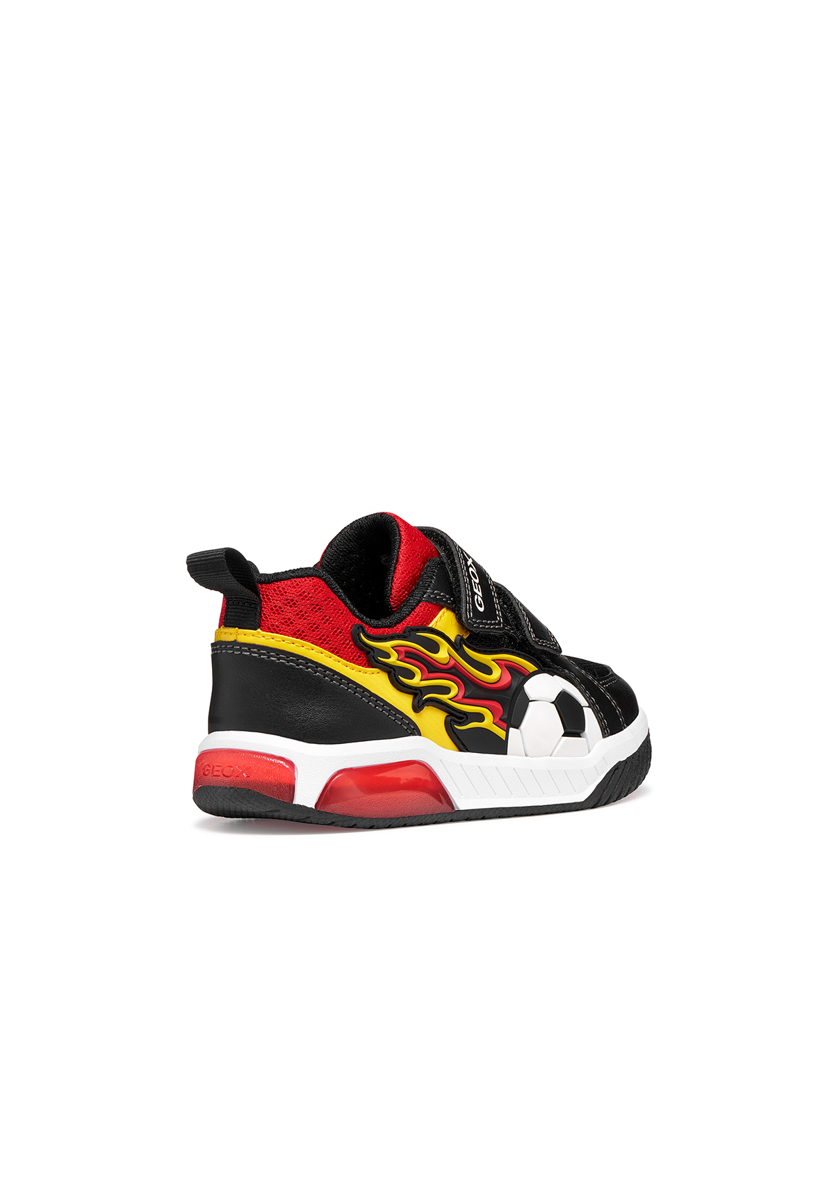 Geox Junior Boys Trainer flame INEK Black Yellow