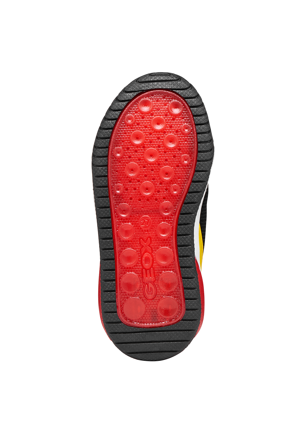 Geox Junior Boys Trainer flame INEK Black Yellow