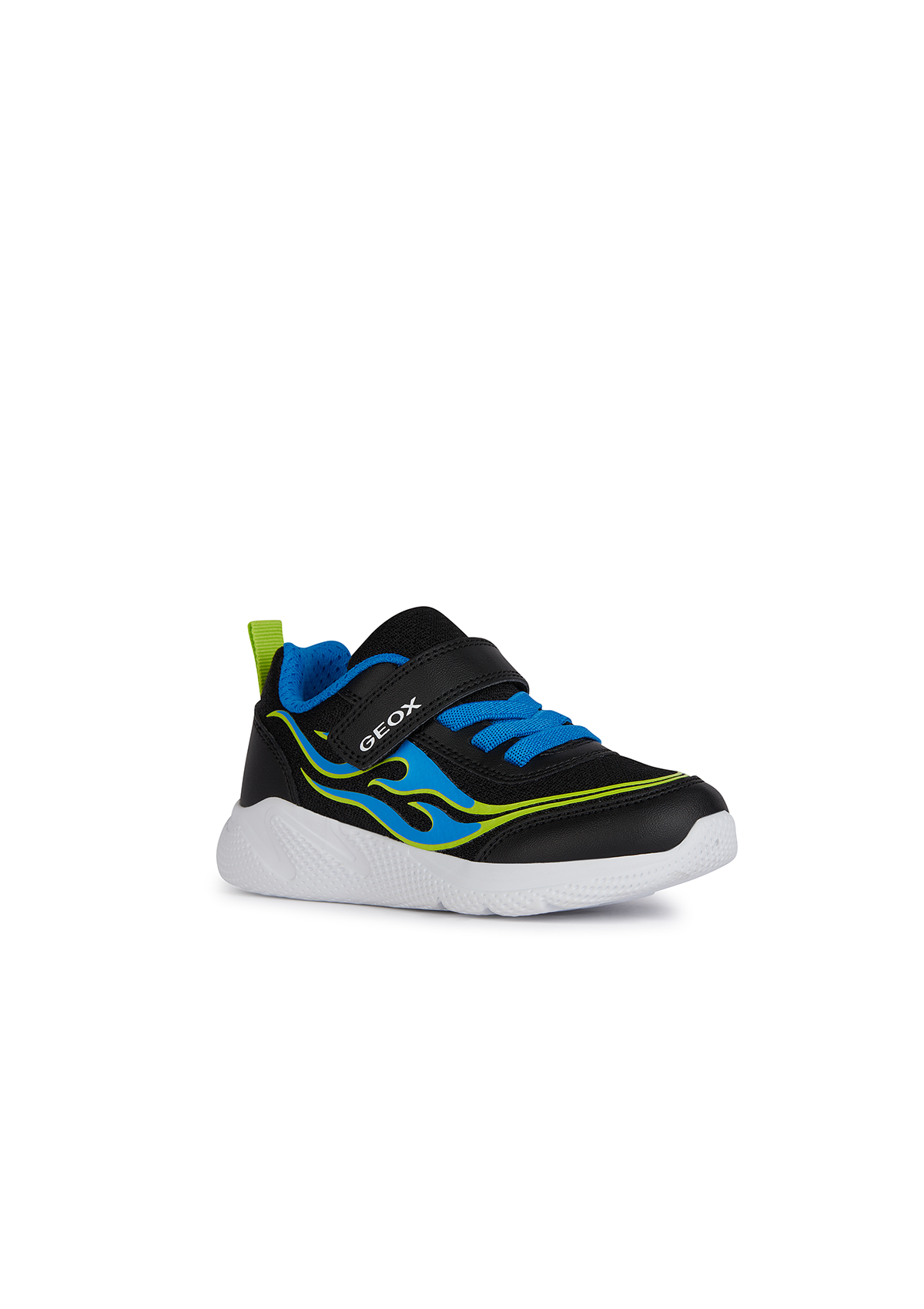 Geox Junior Boys Trainer SPRINTYE Black Lt Blue