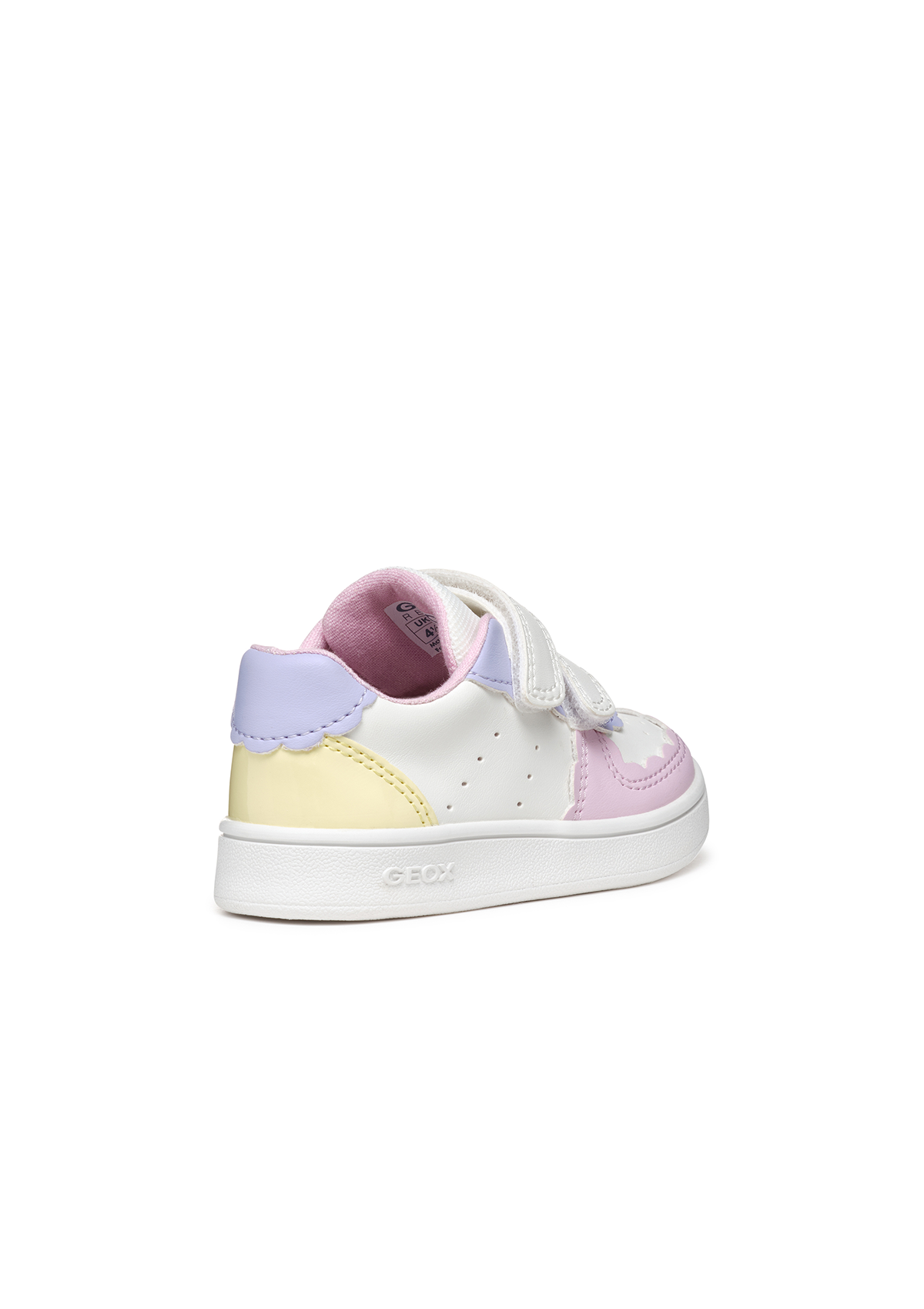 Geox Baby Girls Trainer ECLYPER White-Lt Yellow