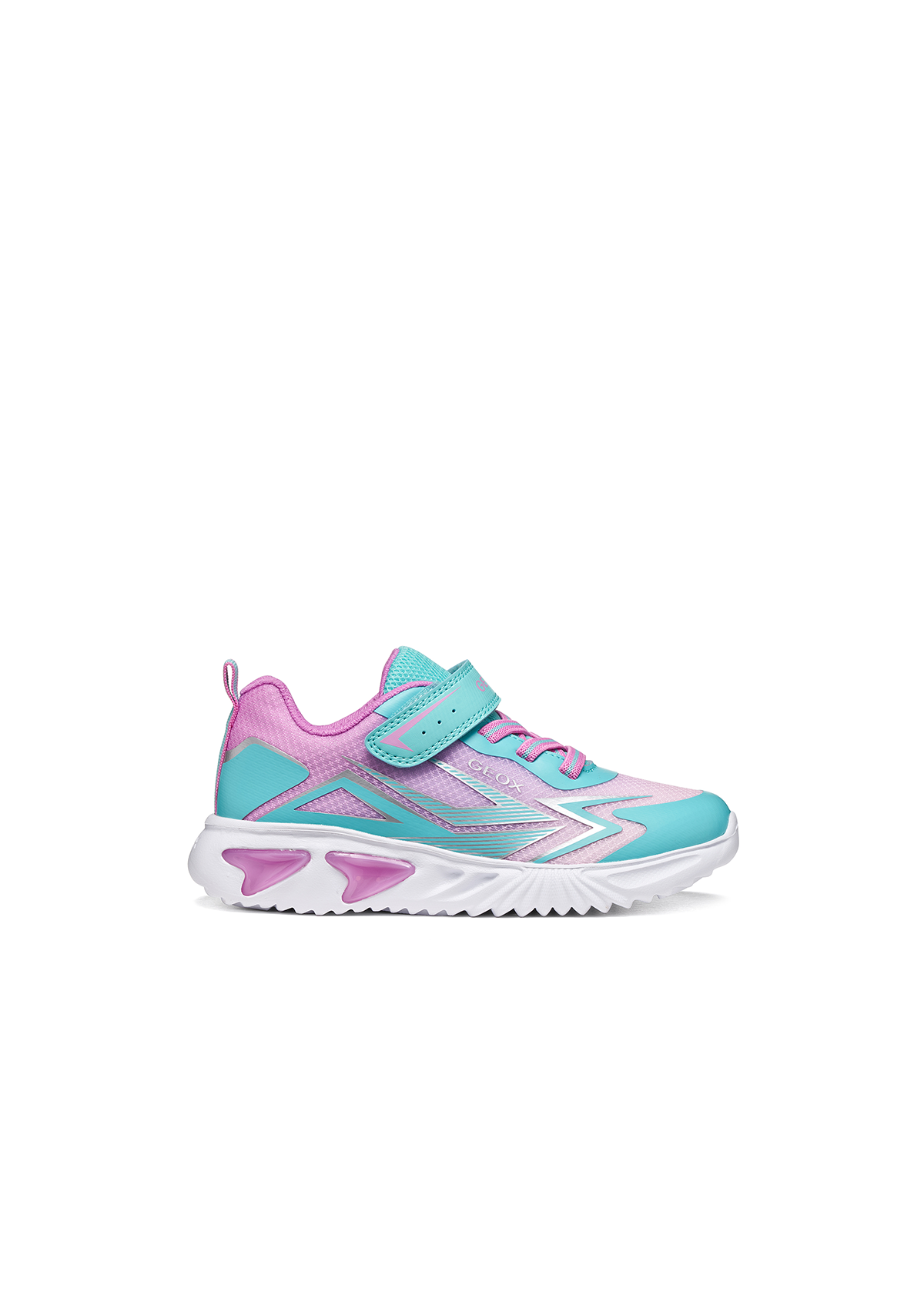 Geox Girls Trainer ASSISTER Lt Blue Pink