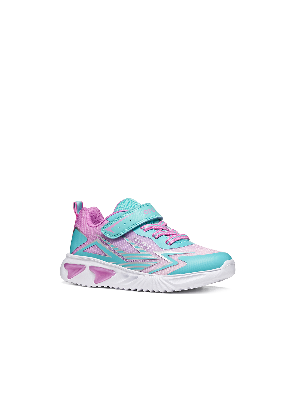 Geox Girls Trainer ASSISTER Lt Blue Pink
