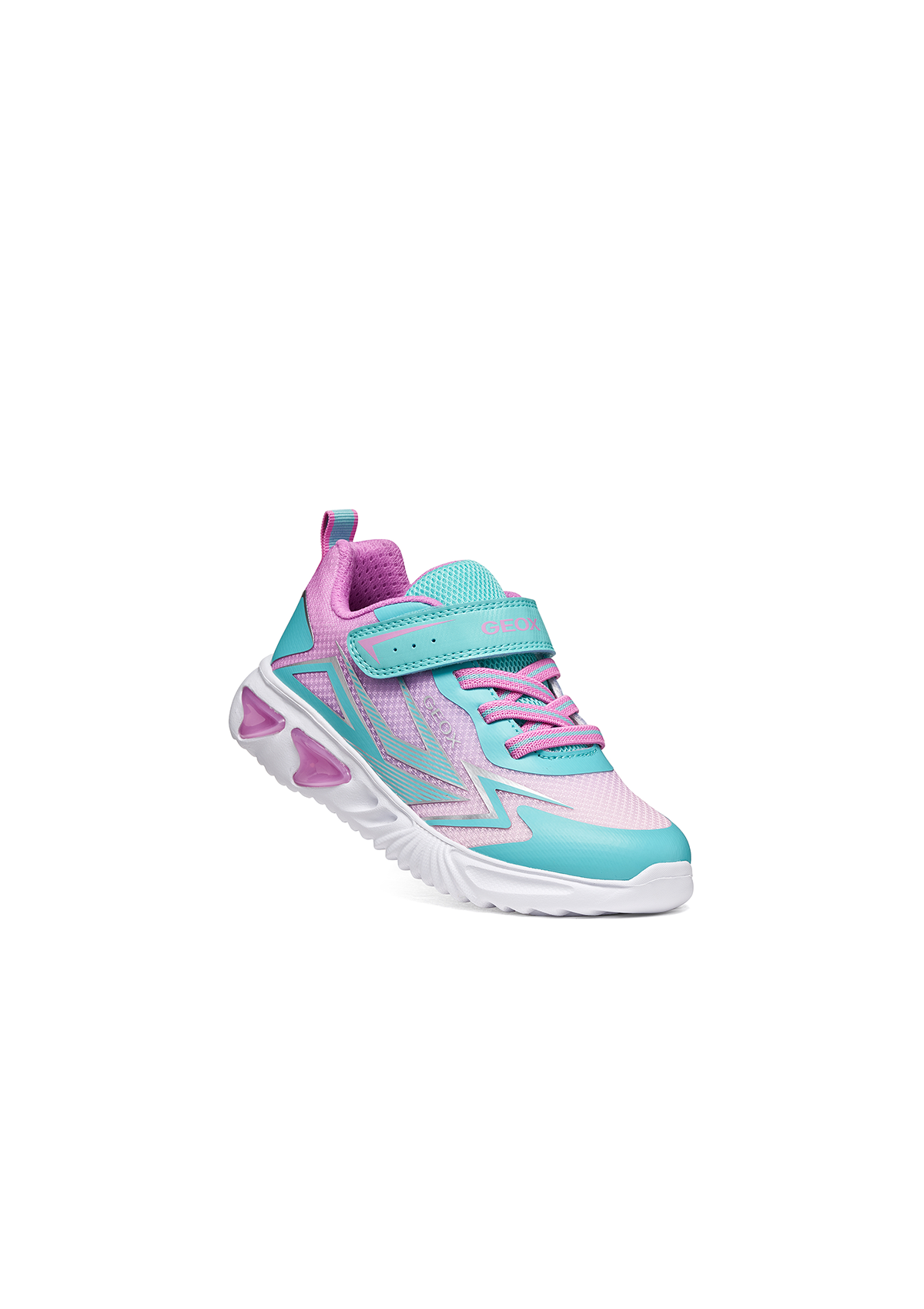 Geox Girls Trainer ASSISTER Lt Blue Pink