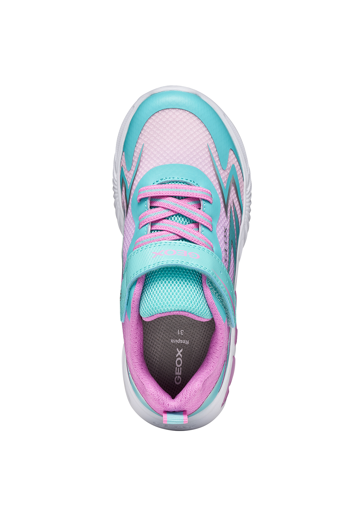 Geox Girls Trainer ASSISTER Lt Blue Pink