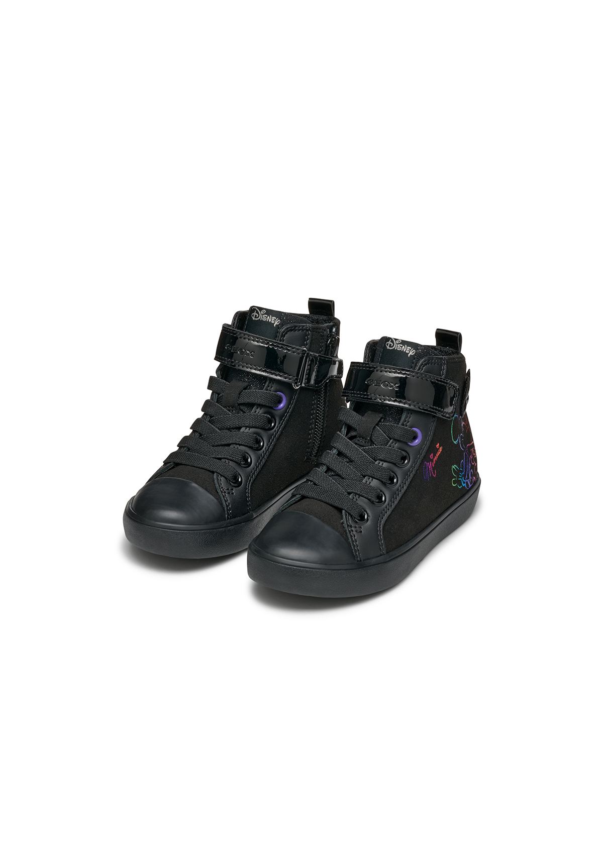 Geox Girls Trainer GISLI Black Violet