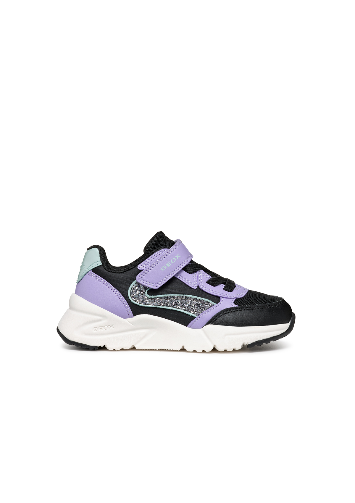 Geox Girls Trainer LOFTUS Black Lavender