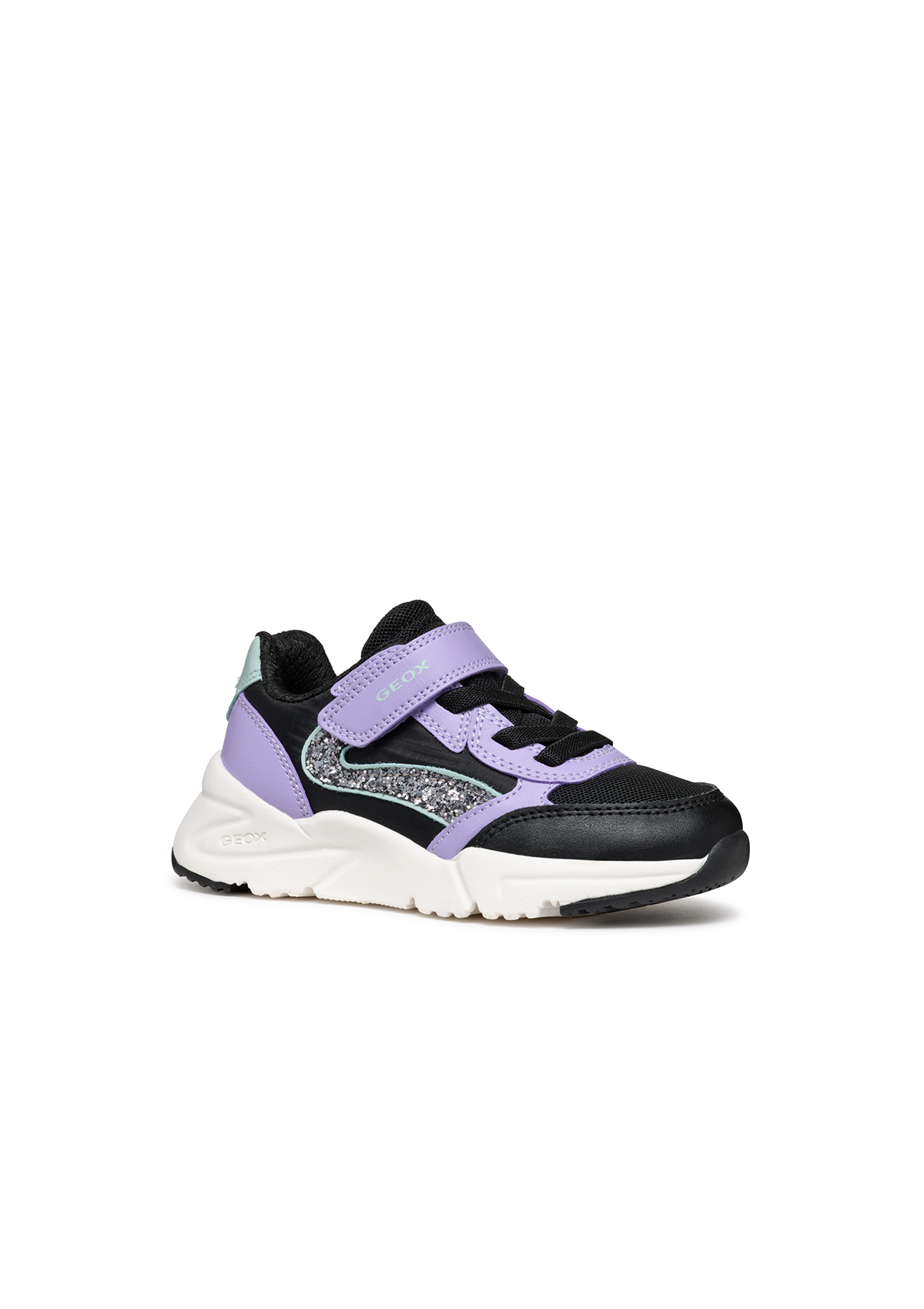 Geox Girls Trainer LOFTUS Black Lavender