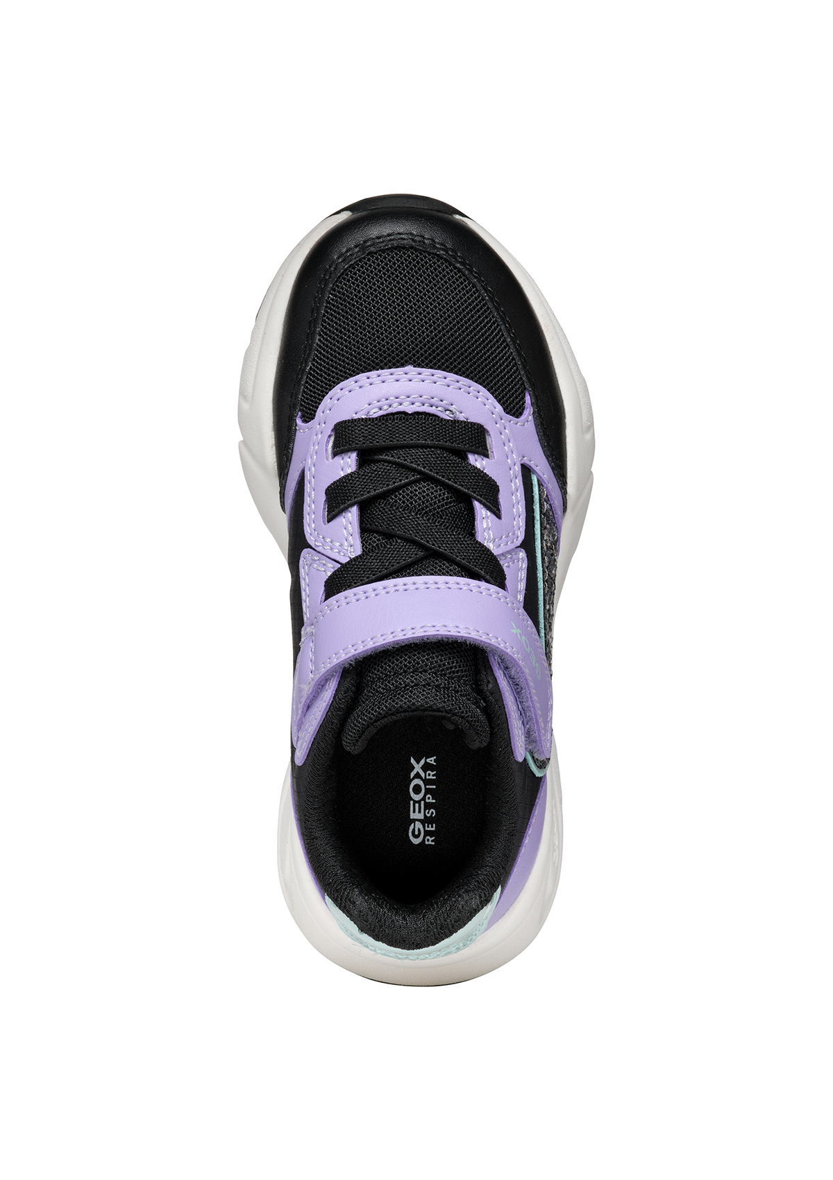 Geox Girls Trainer LOFTUS Black Lavender