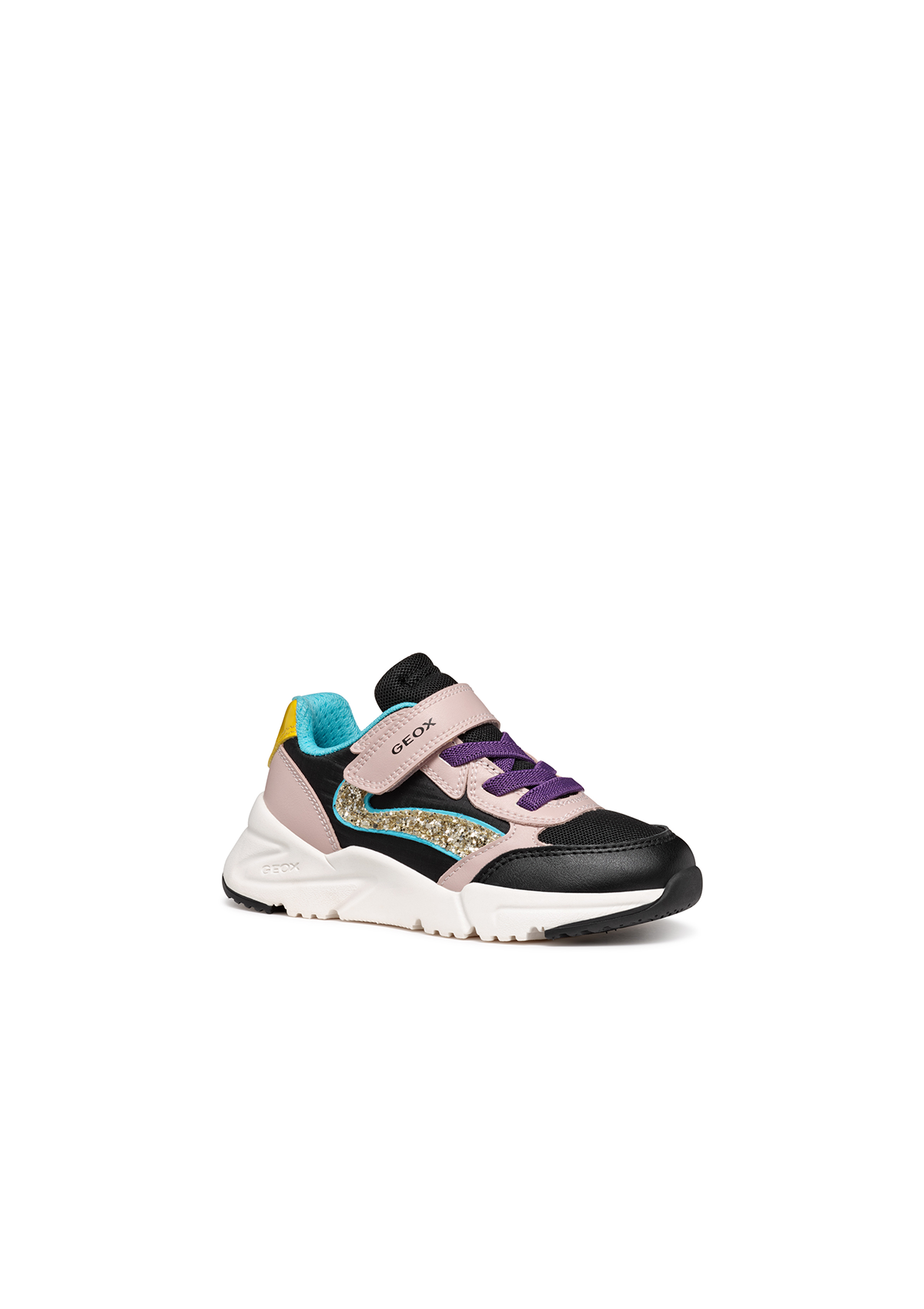 Geox Girls Trainer LOFTUS Black Lt Rose