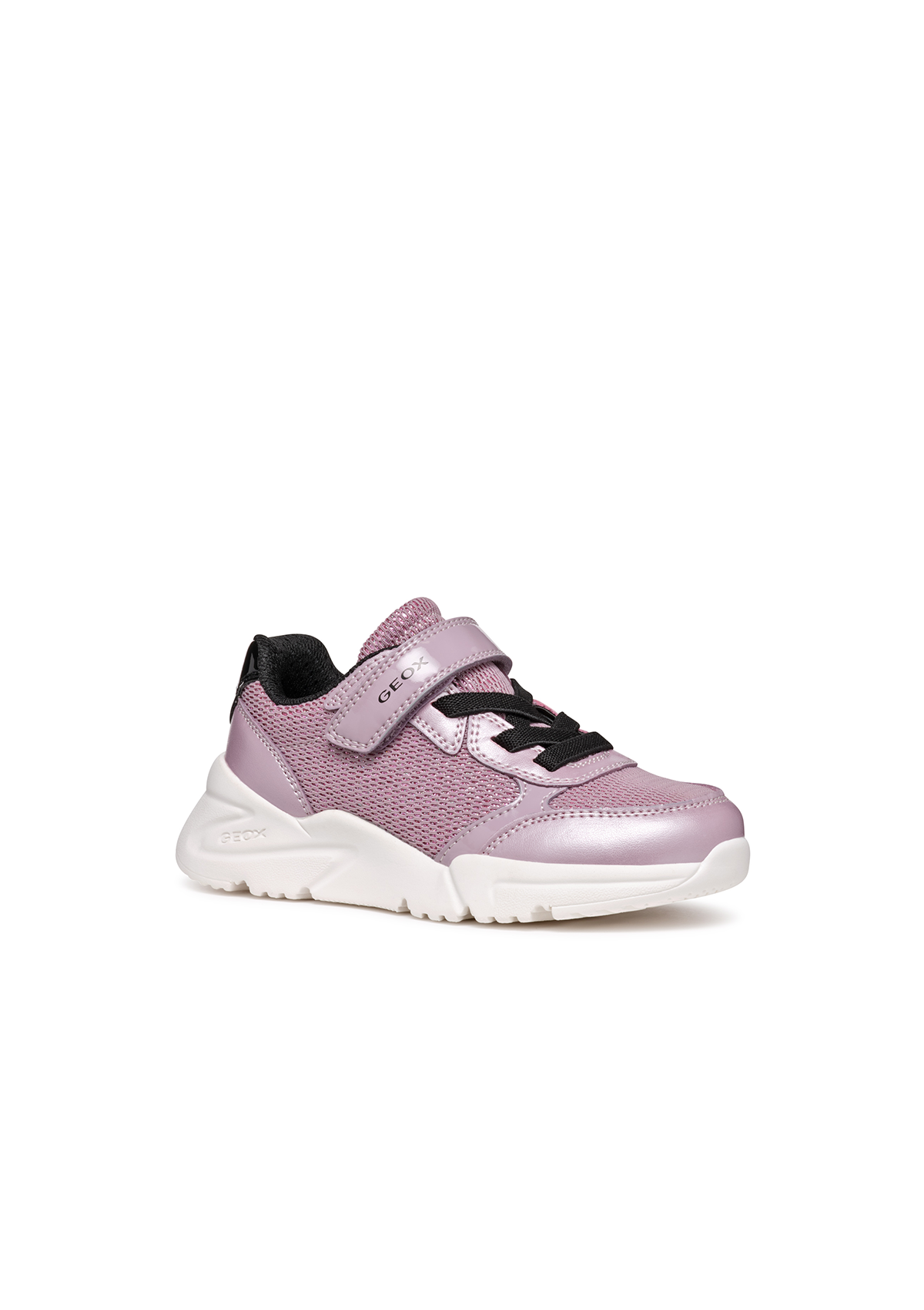 Geox Girls Trainer LOFTUS Dk Rose Black