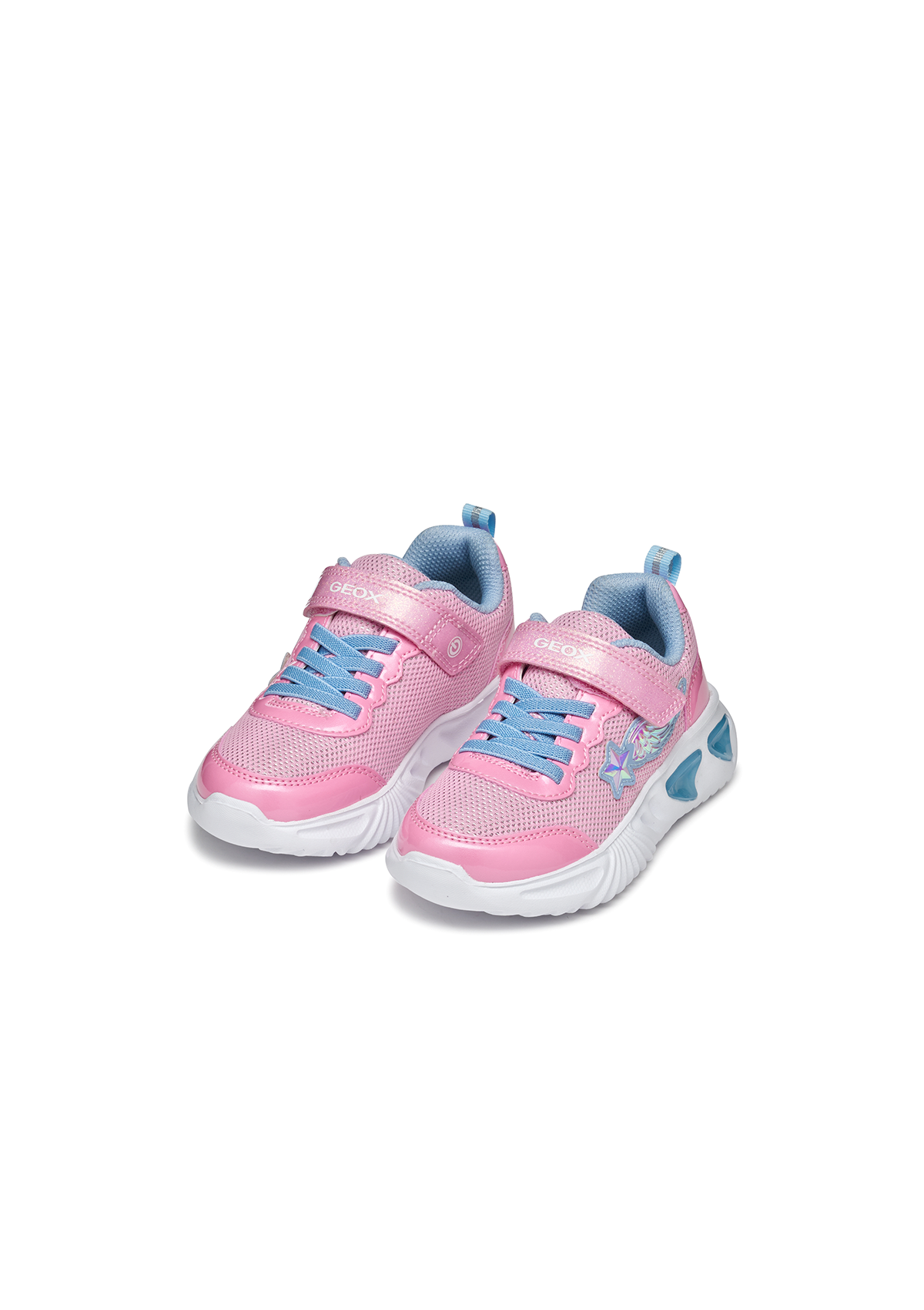 Geox Girls Trainer ASSISTER Pink-Lt Sky