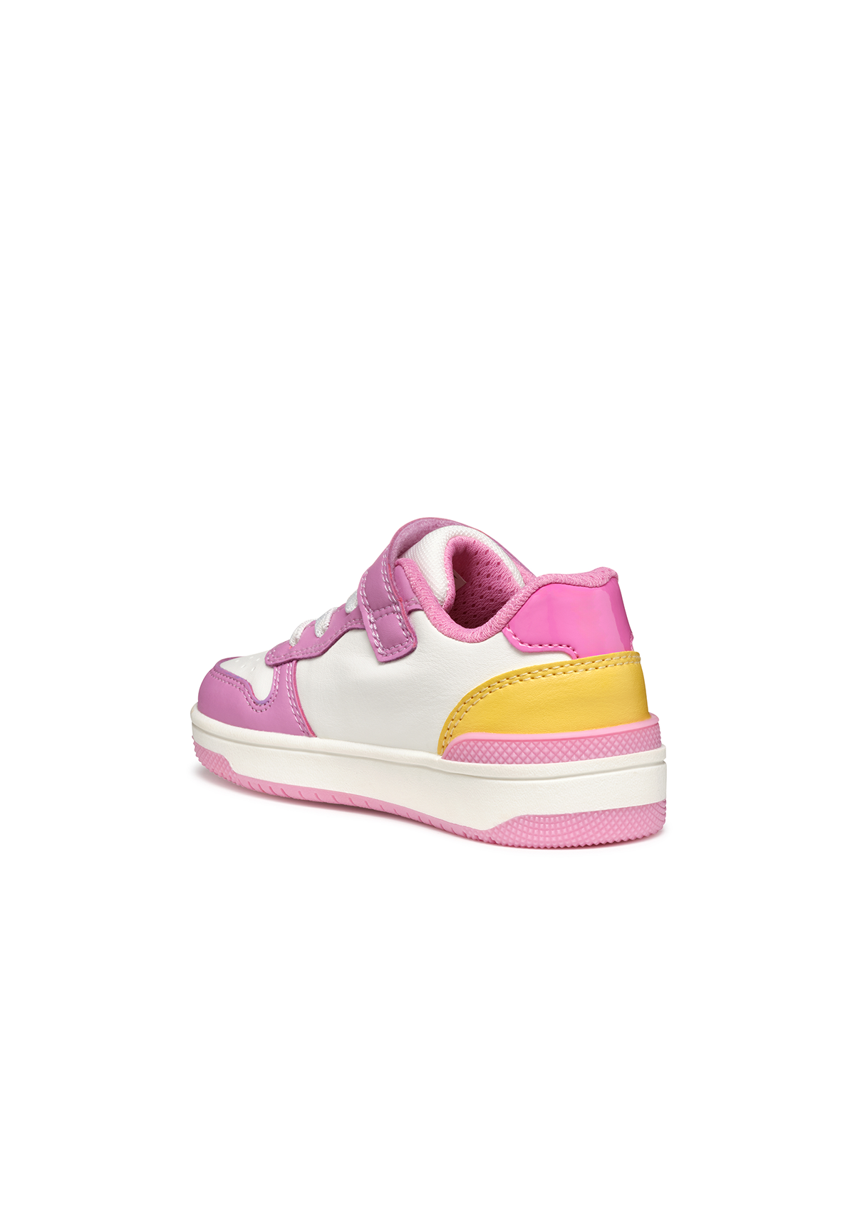 Geox Girls Trainer WASHIBA Dk Pink-Yellow