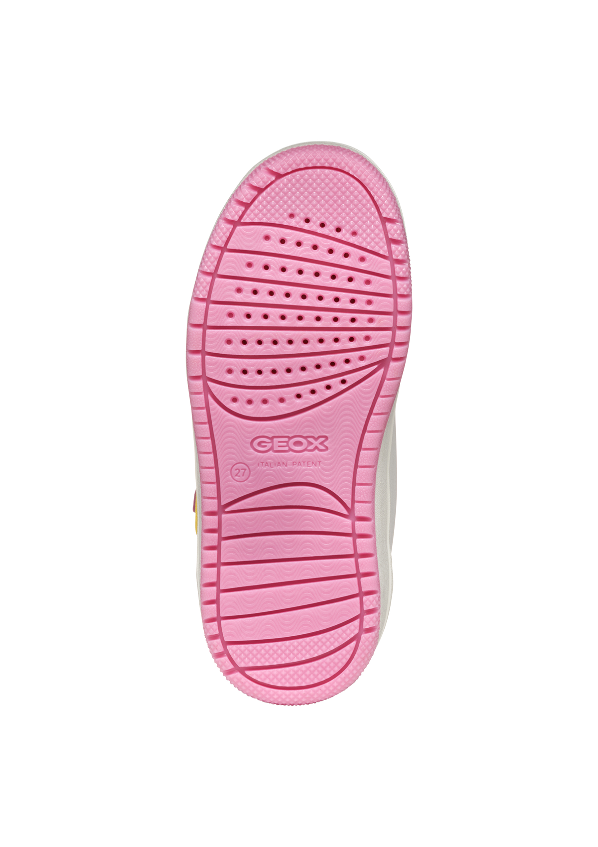 Geox Girls Trainer WASHIBA Dk Pink-Yellow