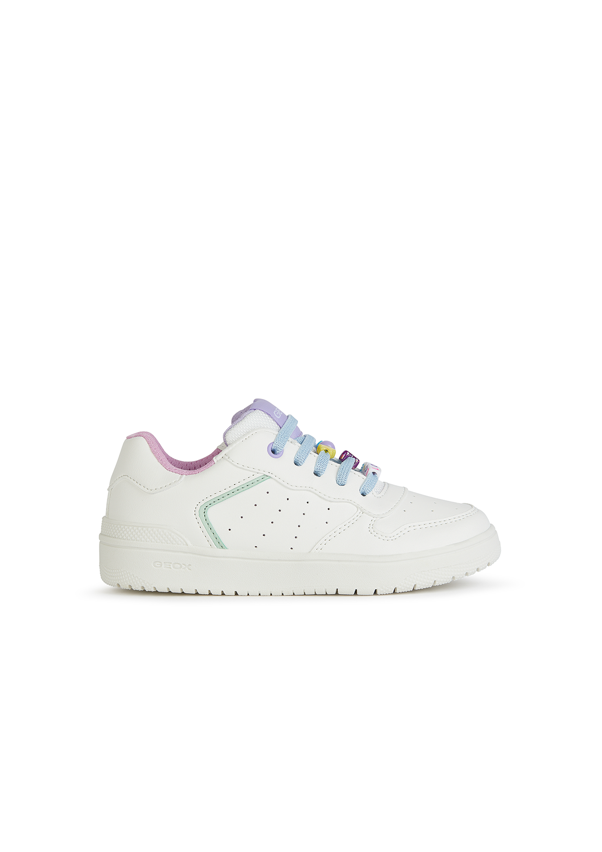 Geox Girls Trainer WASHIBA White Multi