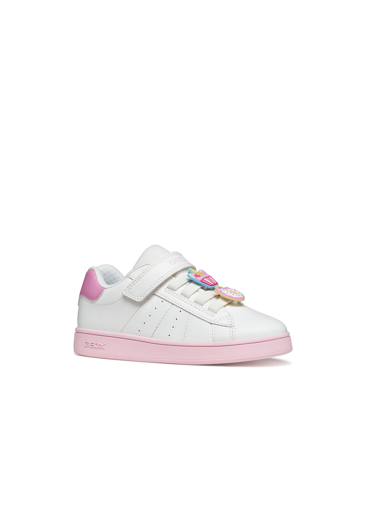 Geox Girls Trainer ECLYPER White Dk Pink