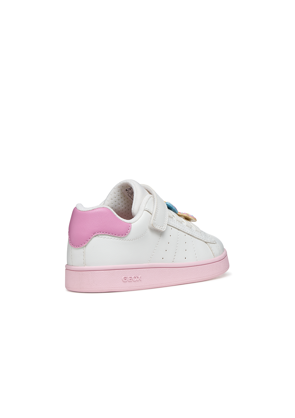 Geox Girls Trainer ECLYPER White Dk Pink