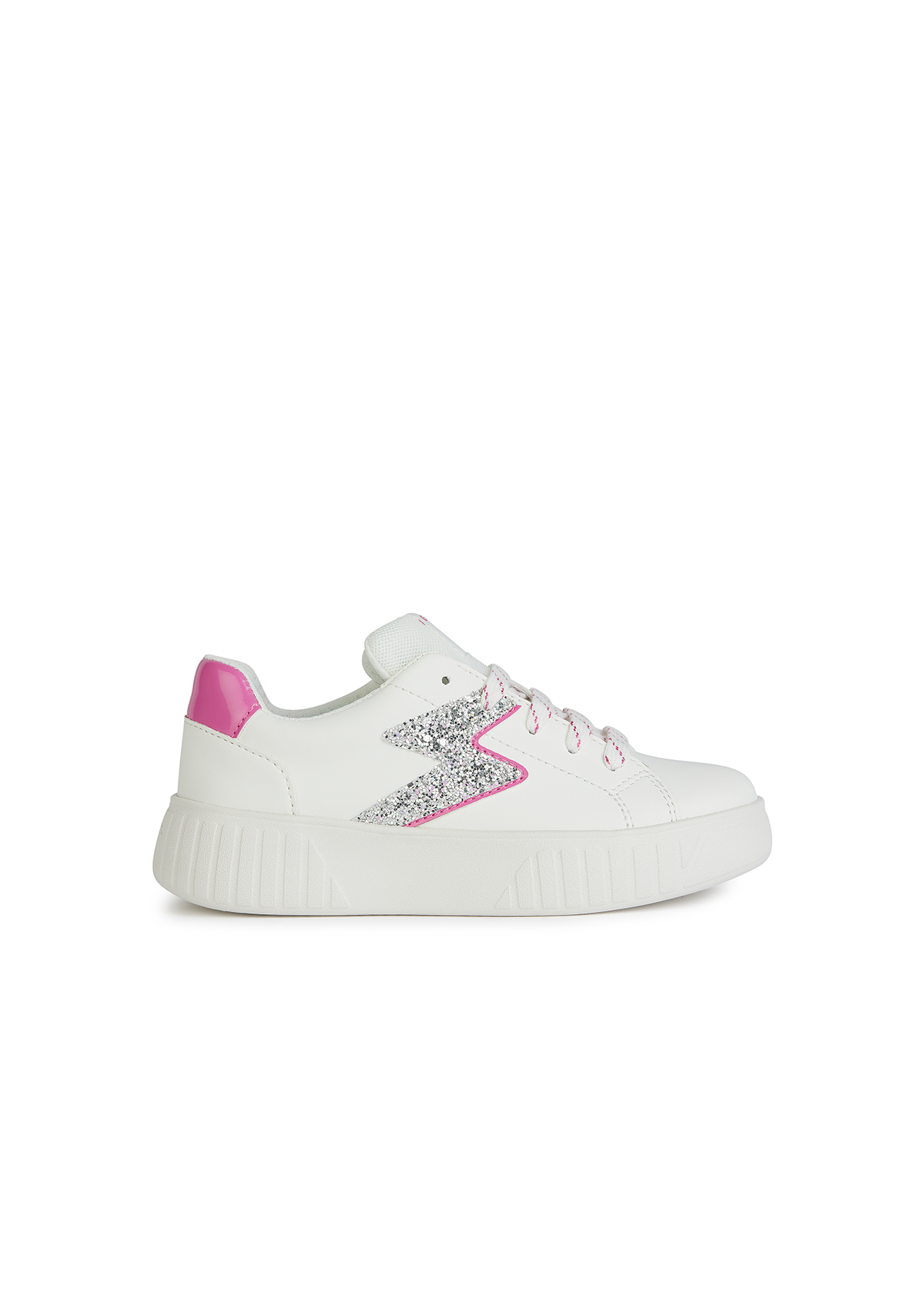 Geox Girls Trainer MIKIROSHI White-Fuchsia