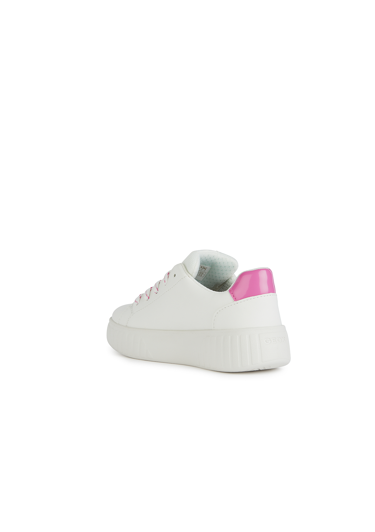 Geox Girls Trainer MIKIROSHI White-Fuchsia