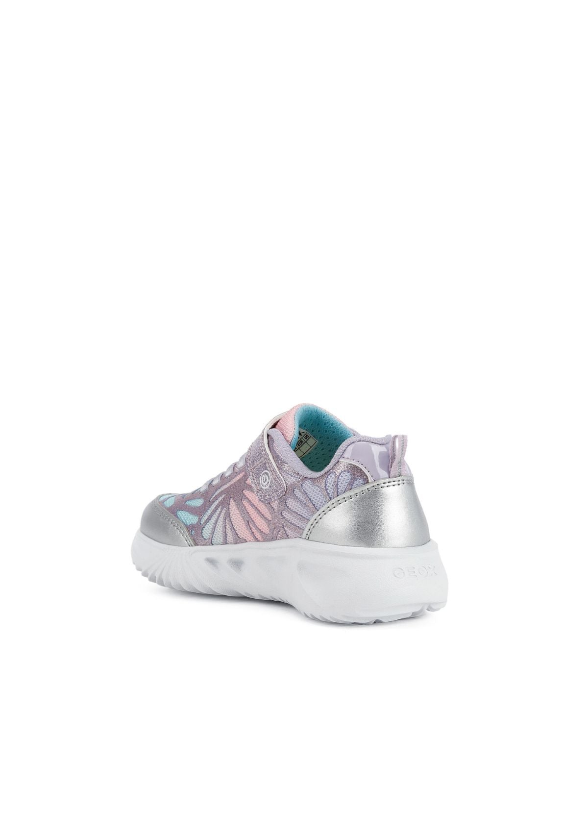 Geox Junior Girls ASSISTER Silver Lilac back