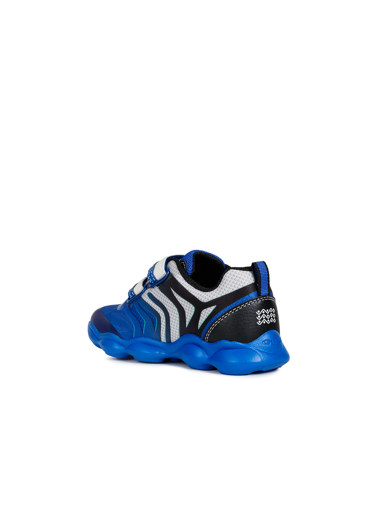 Geox Junior Boys Trainers MUNFREY Royal Black
