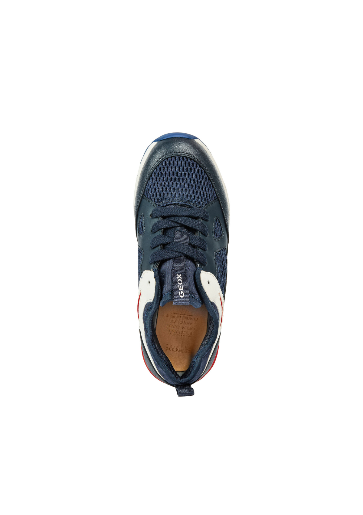 Geox Boys Trainers ALBEN Navy Red