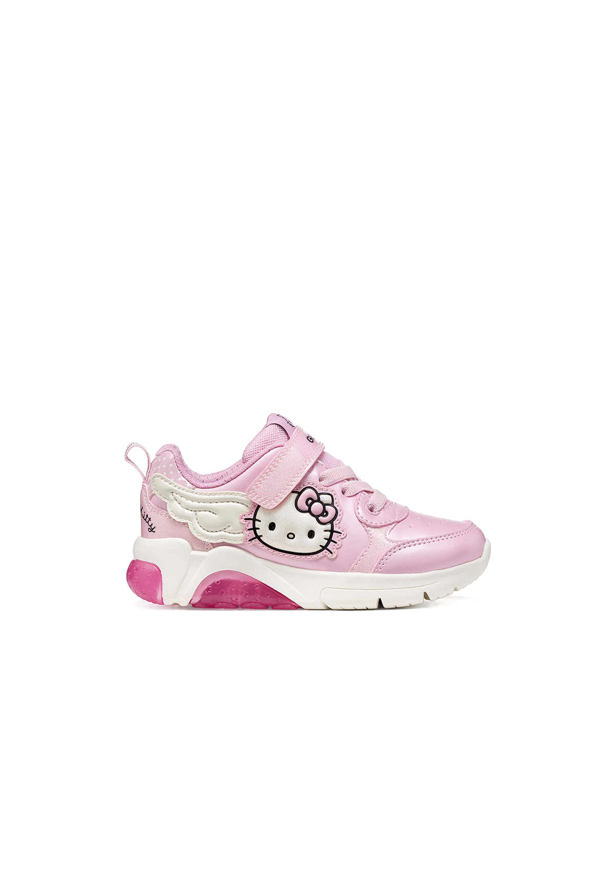 Geox Fadinlight Girls Hello Kitty Light-Up Trainers – Pink