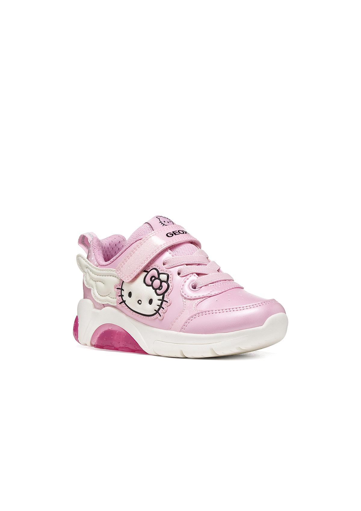 Geox Fadinlight Girls Hello Kitty Light-Up Trainers – Pink