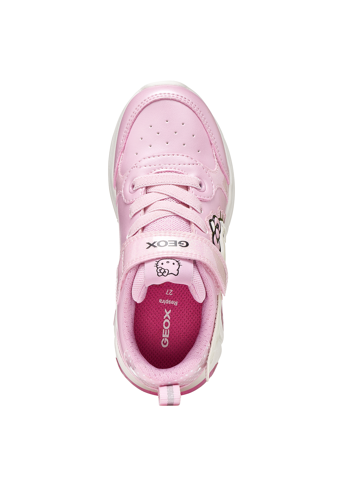 Geox Fadinlight Girls Hello Kitty Light-Up Trainers – Pink