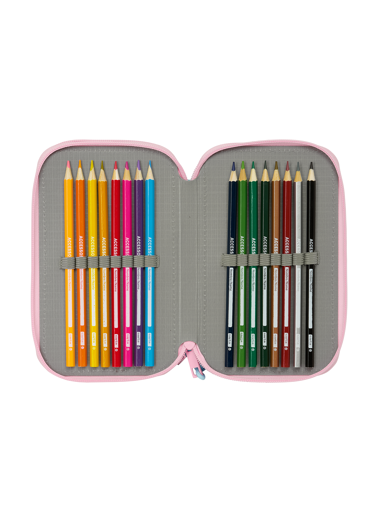 GlowLab Kids Small Triple 37pc Filled Pencil Case