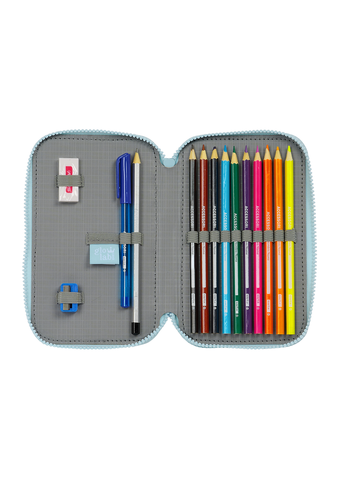 Glowlab Cisnes 28pc Small Double Pencil Case