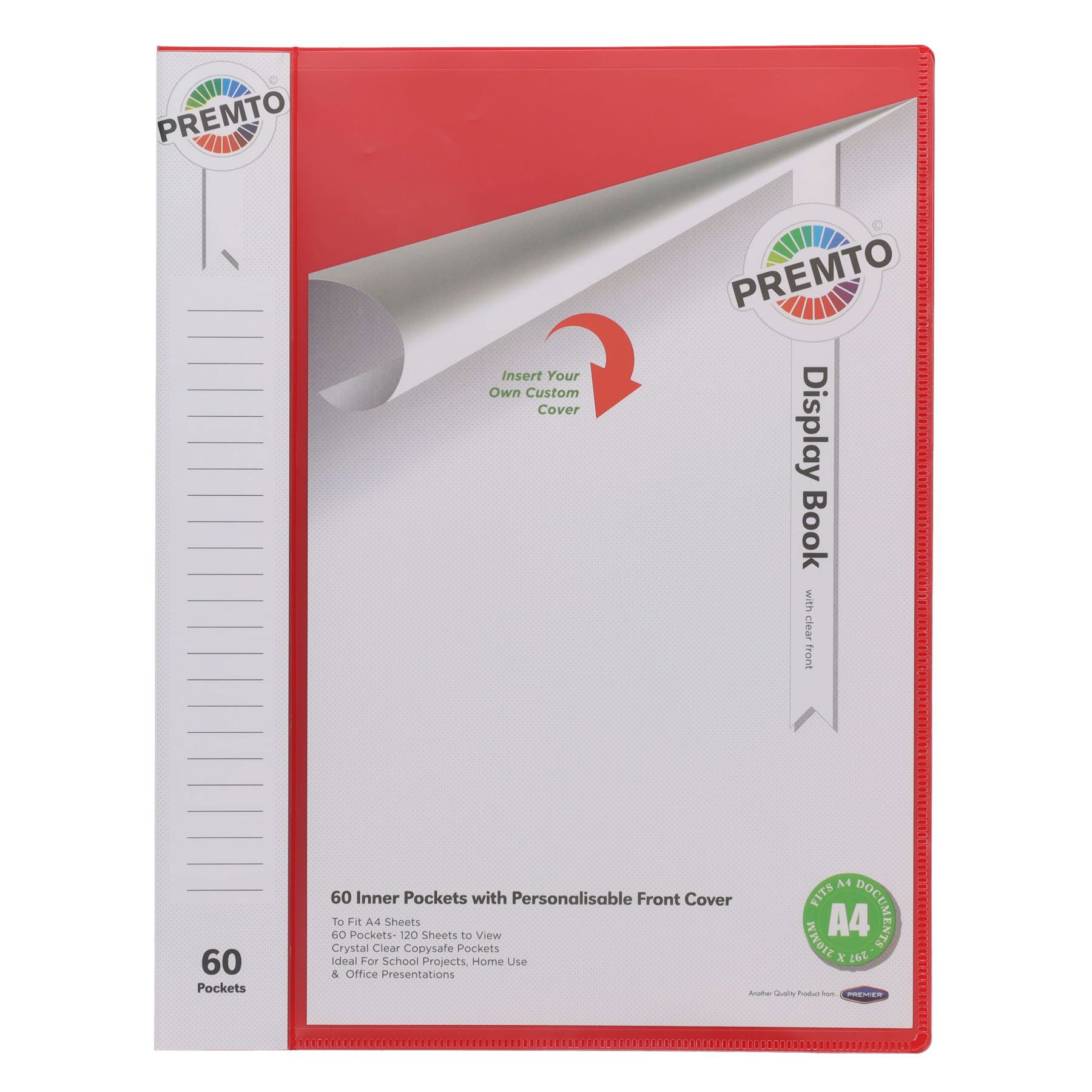 A4 60 Pockets Display Book 5 Asst Cdu