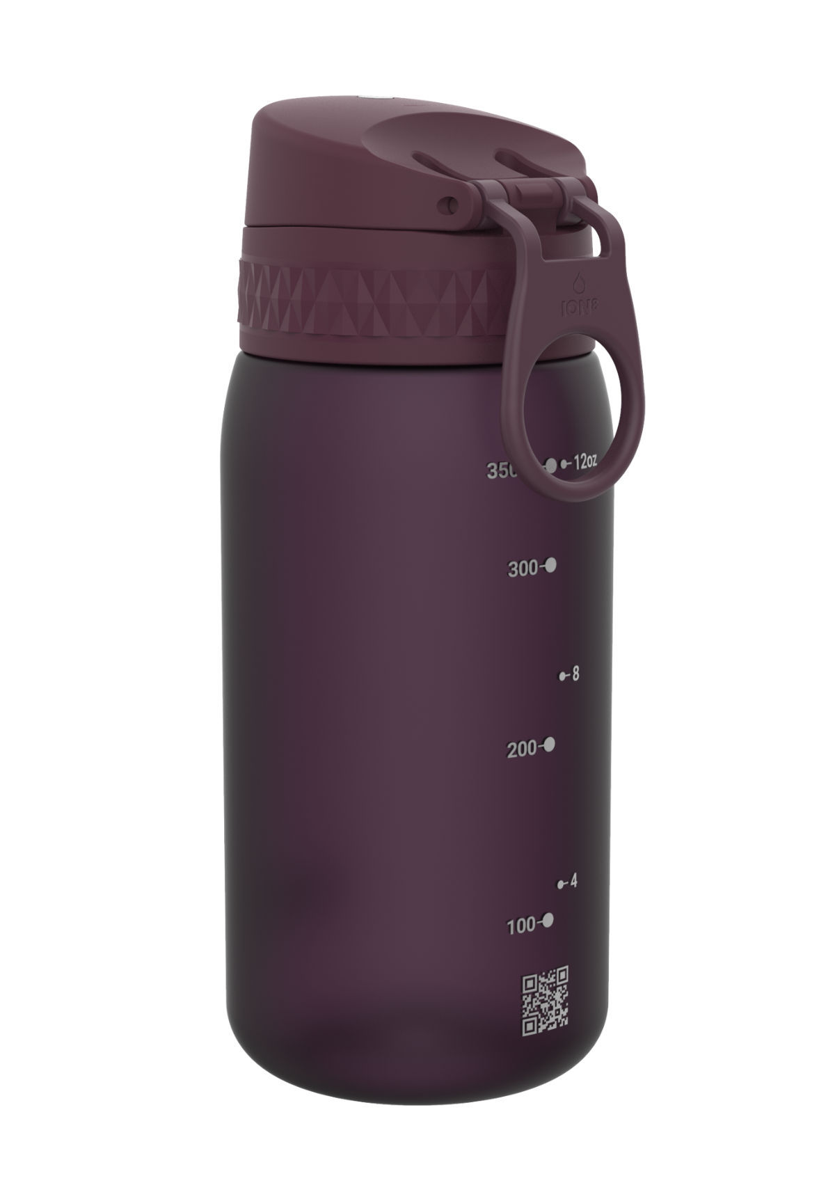 ION8 Recyclon Blackberry Water Bottle Leak Proof 350ml (12oz) BPA Free XO