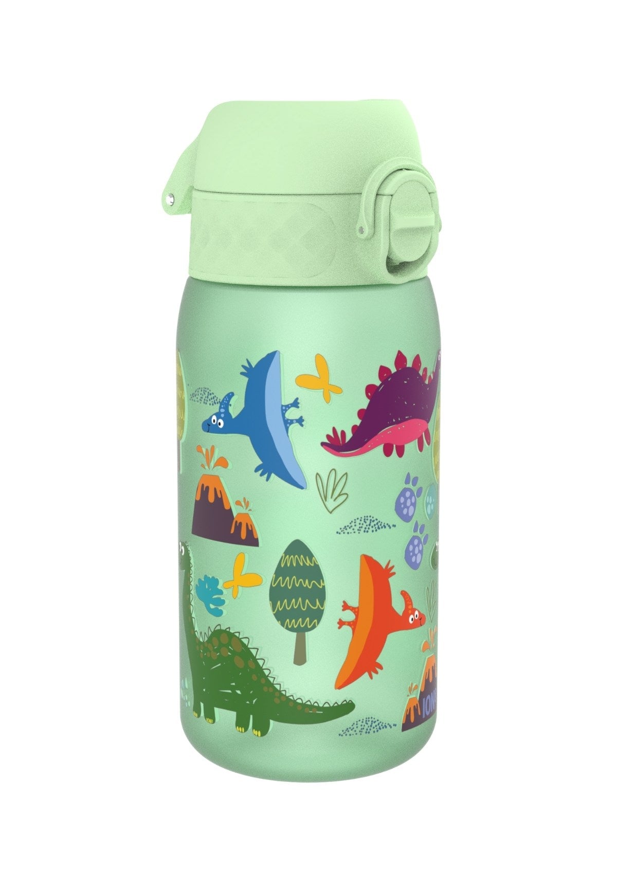 ION8 Recyclon Dinosaur Surf-Green Water Bottle Leak Proof 350ml (12oz) BPA Free Z2