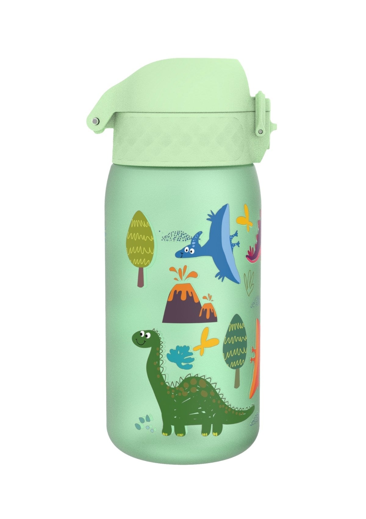 ION8 Recyclon Dinosaur Surf-Green Water Bottle Leak Proof 350ml (12oz) BPA Free Z2