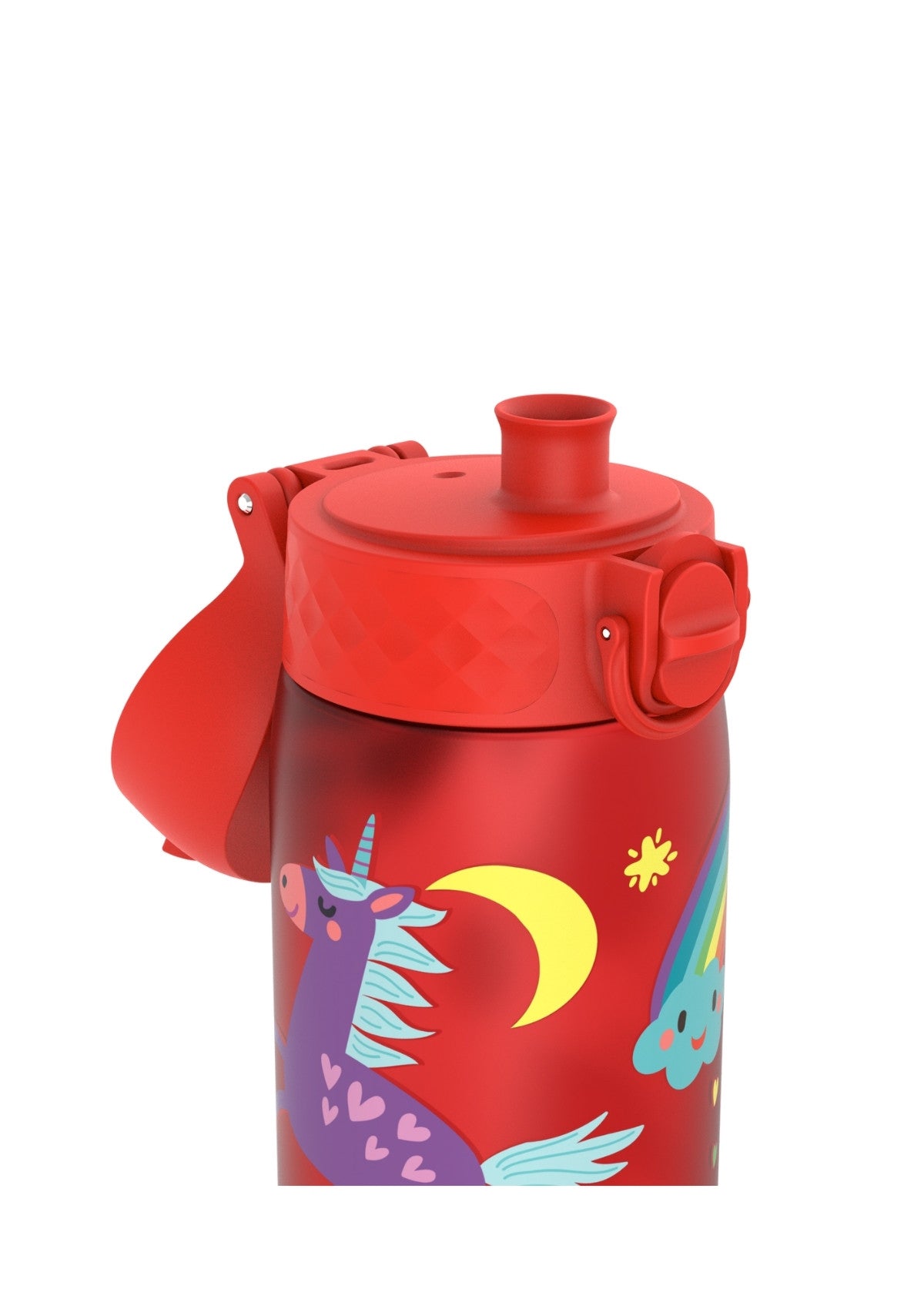 ION8 Recyclon Unicorns Red Water Bottle Leak Proof 500ml Z2
