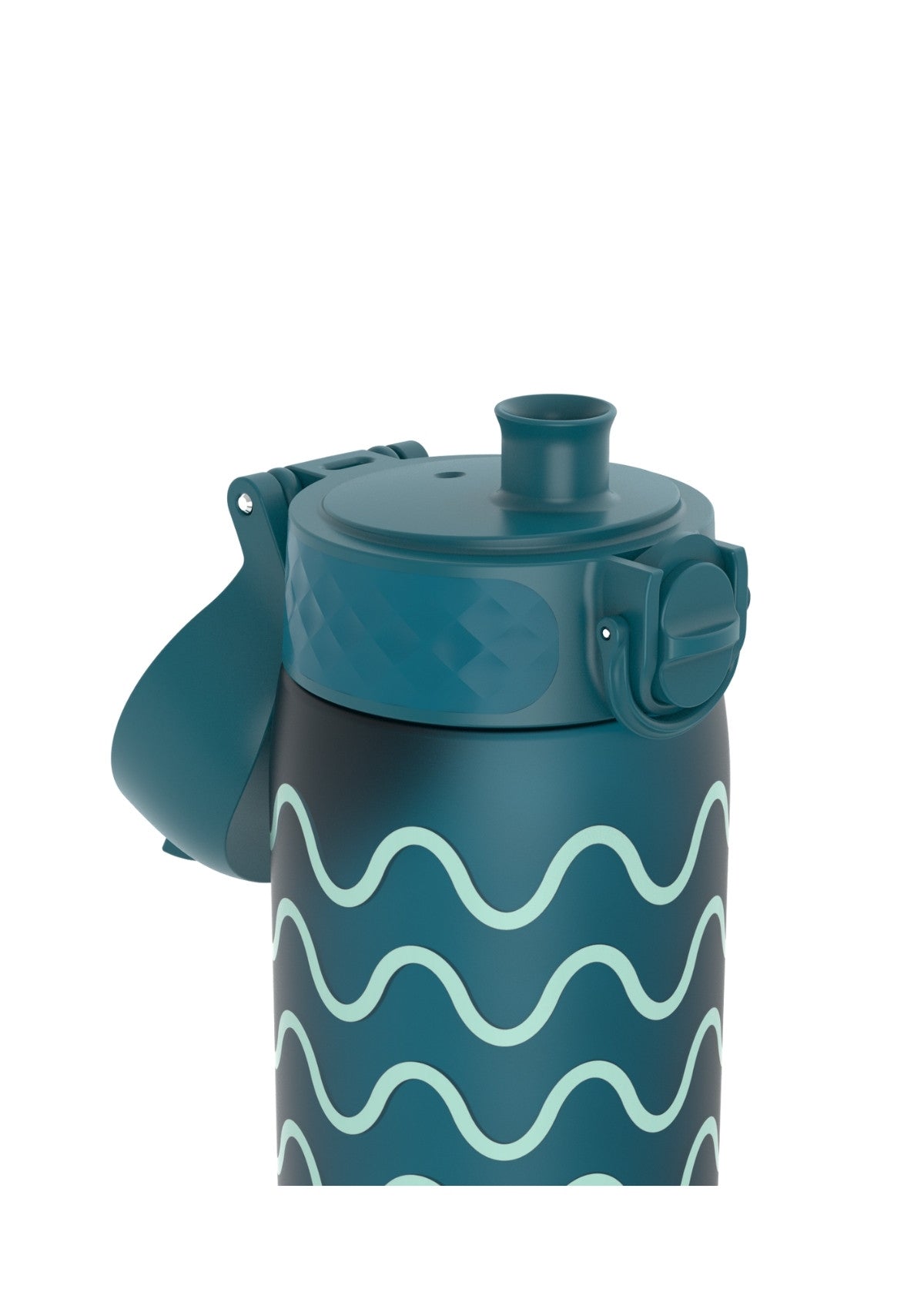 ION8 Recyclon Waves Teal Water Bottle Leak Proof 500ml Z2