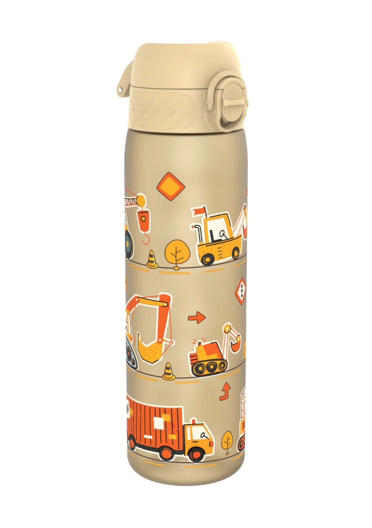 ION8 Recyclon Construction Machines Water Bottle Leak Proof 500ml (18oz) BPA Free Z2