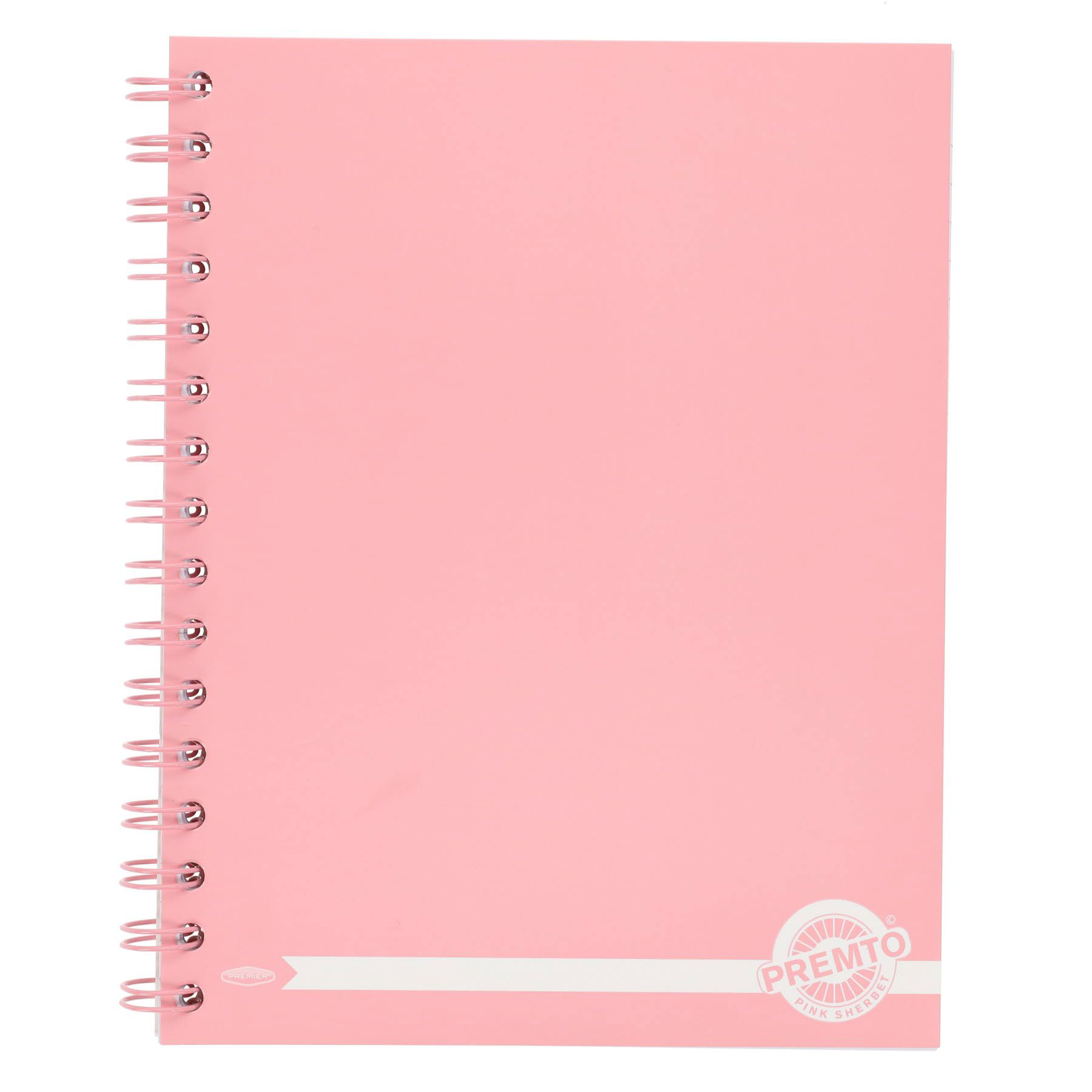 Pastel A5 200pg Wiro Notebook 5 Asst