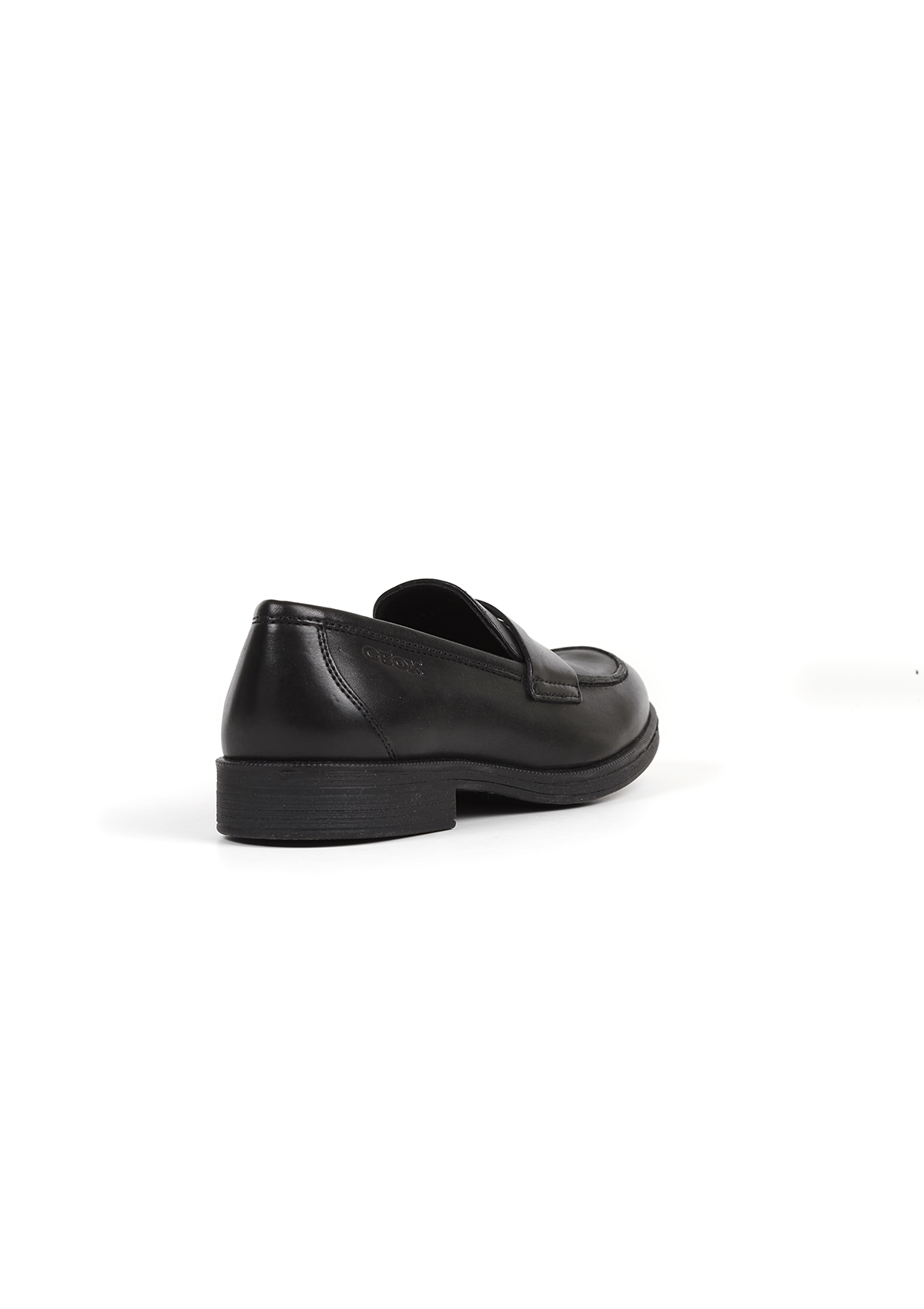 Geox Girls School Shoe AGATA Black Loafer