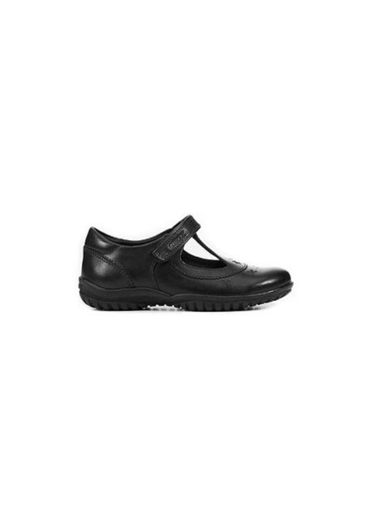 Geox Girls School Shoe SHADOW Black Strap
