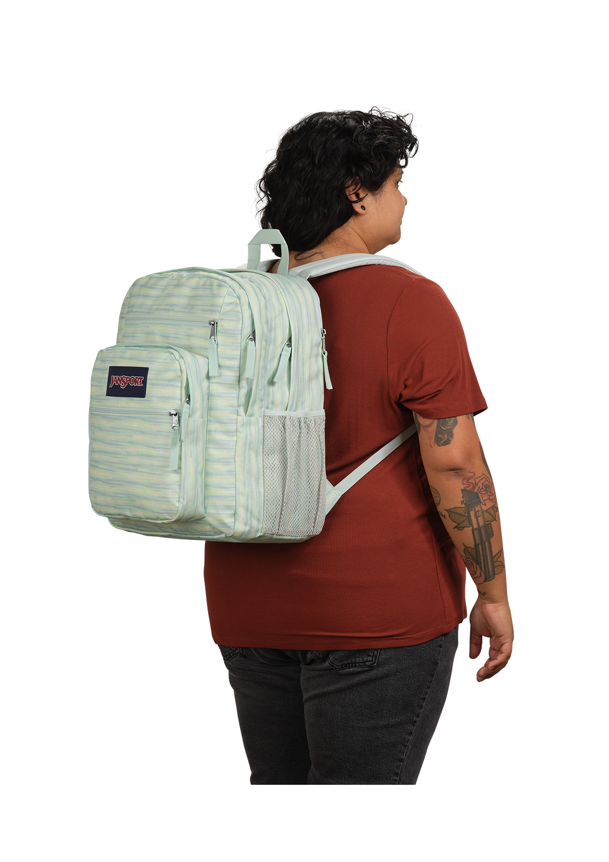 JanSport Backpacks Big Student Space Dye Fresh Mint