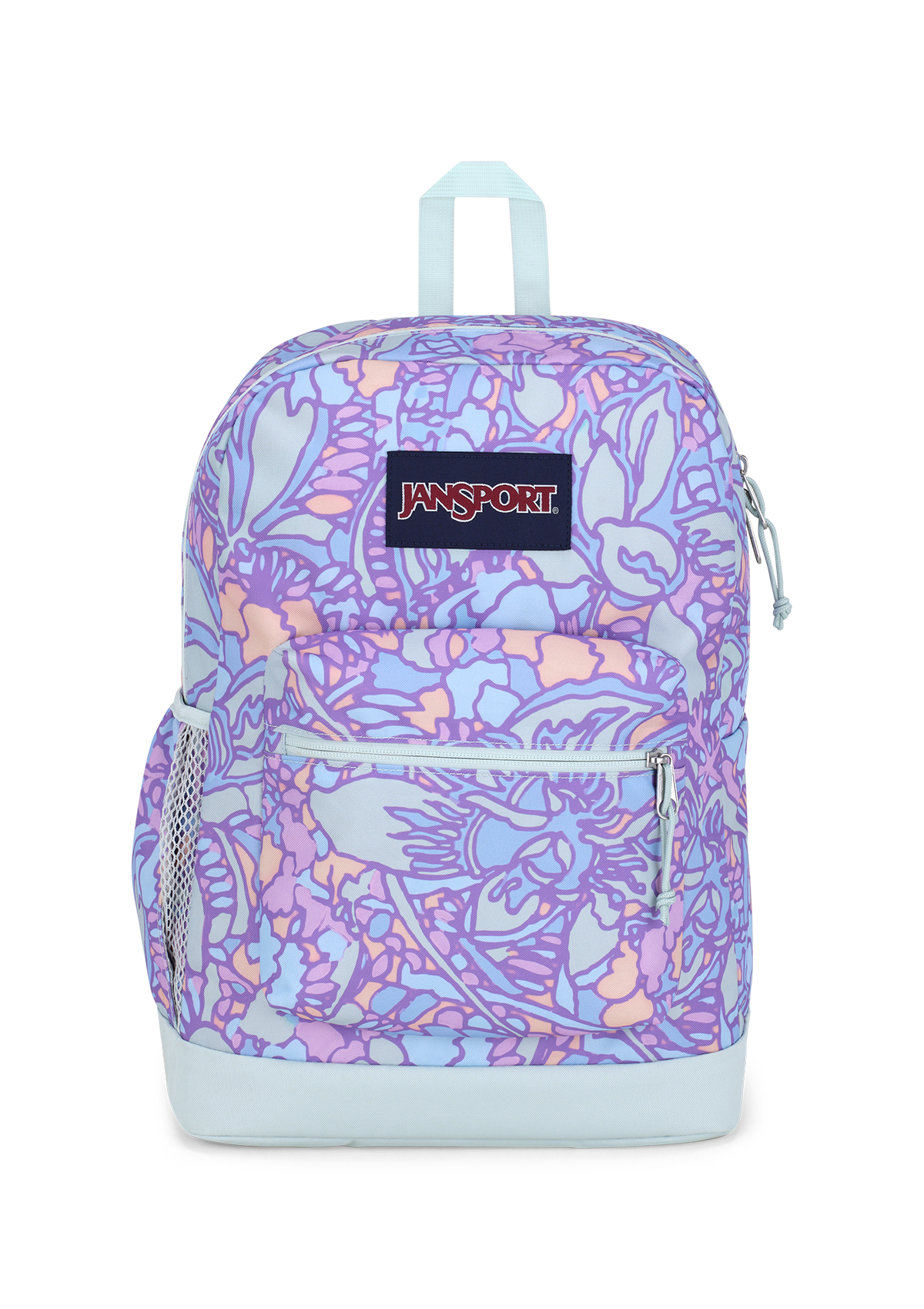 JanSport Backpacks Cross Town Fluid Floral Pastel