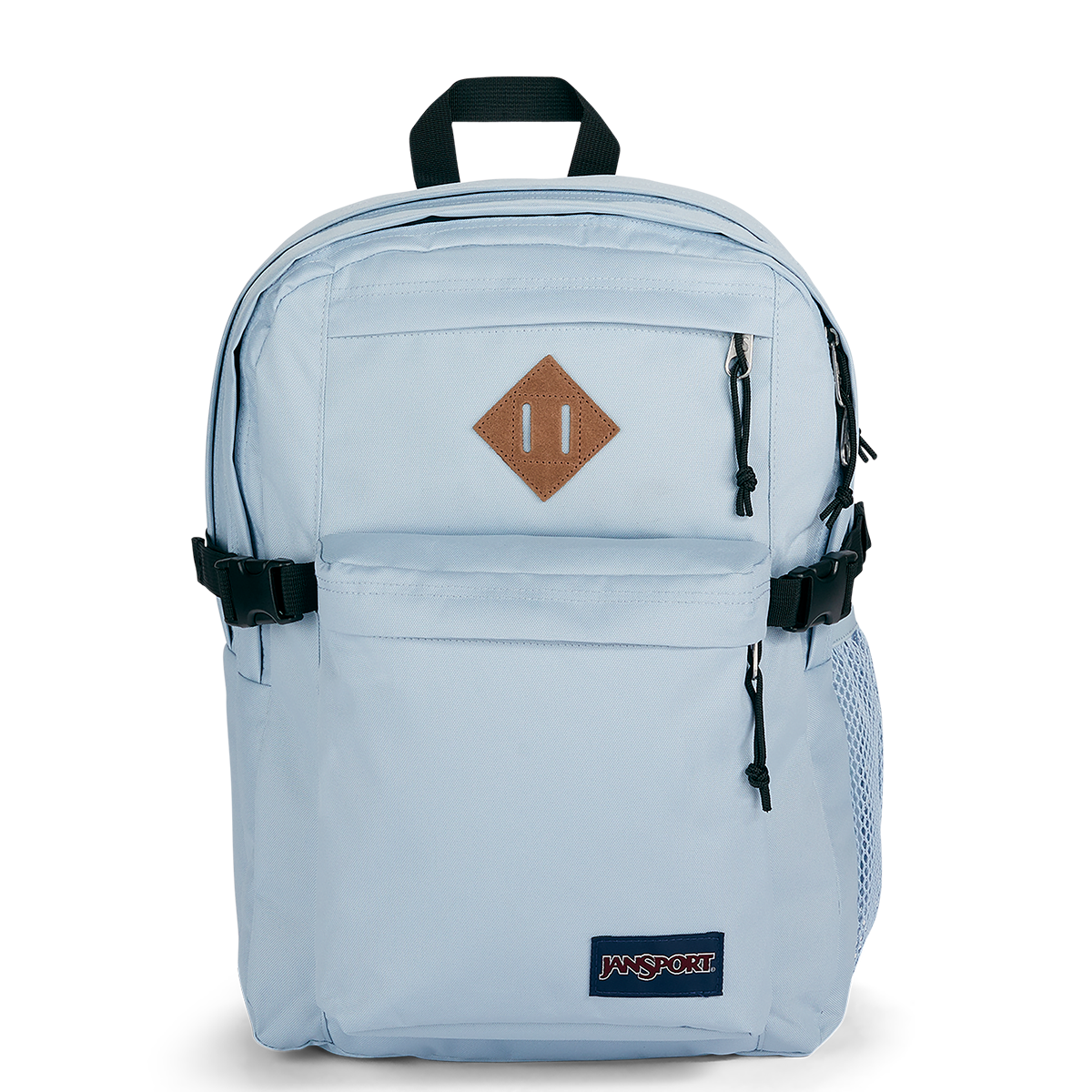 white jansport backpack with blue smoke JanSport Backpack Main Campus Blue Dusk