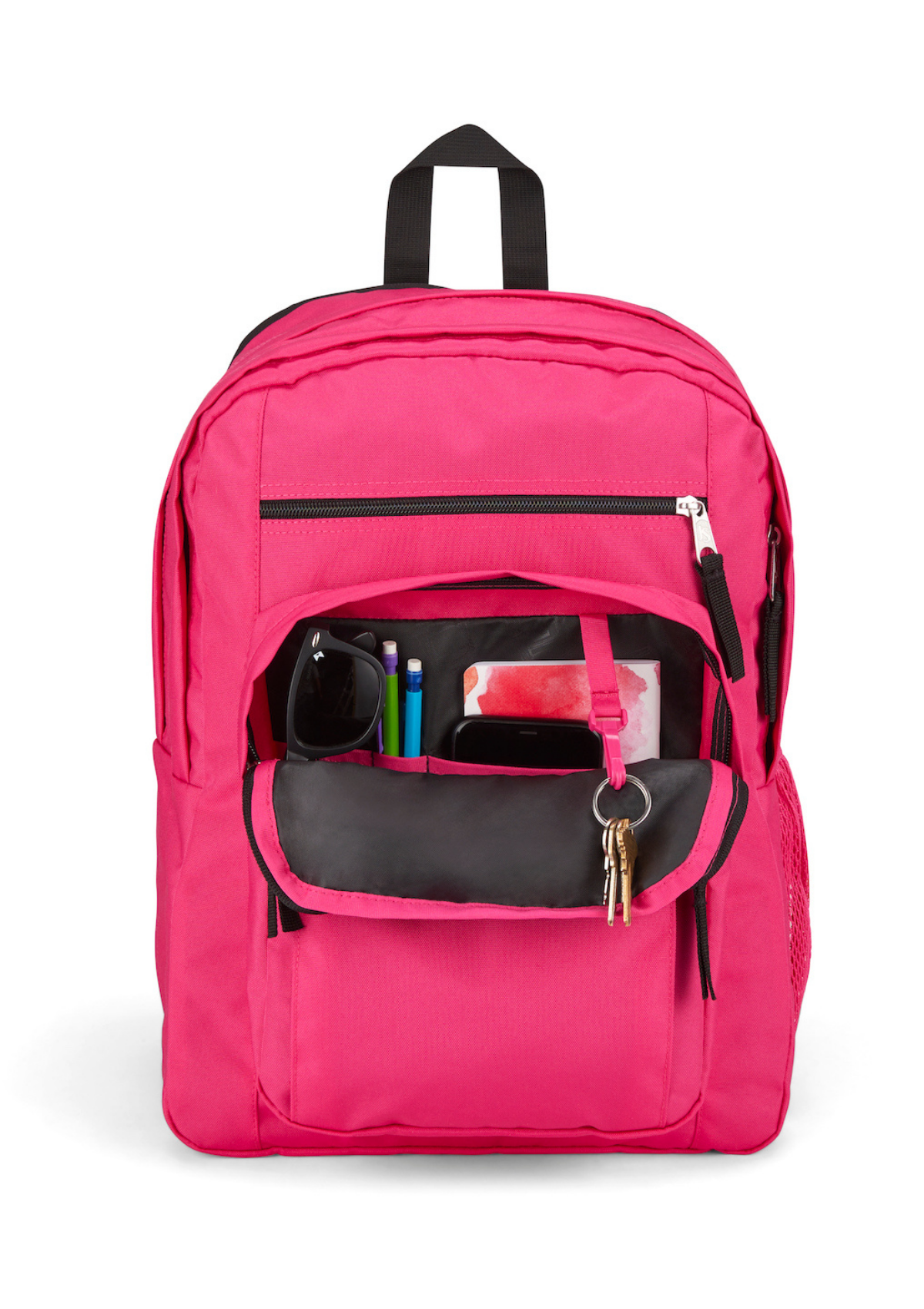 Dark pink jansport shop backpack