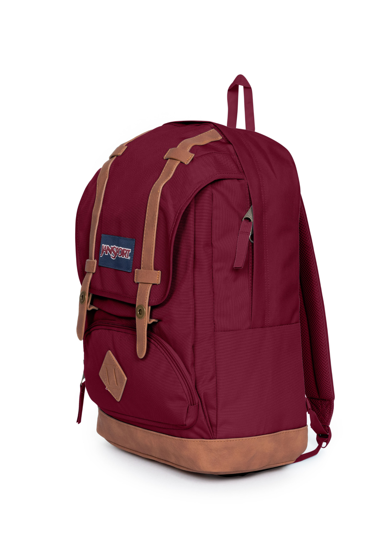 Dark red jansport clearance backpack