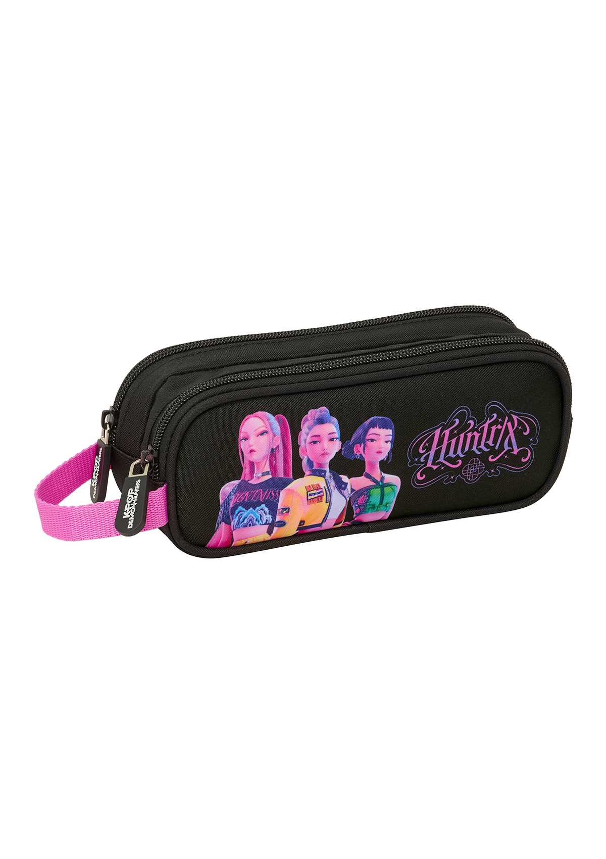K-POP Demon Hunter Negra Double Pencil Case