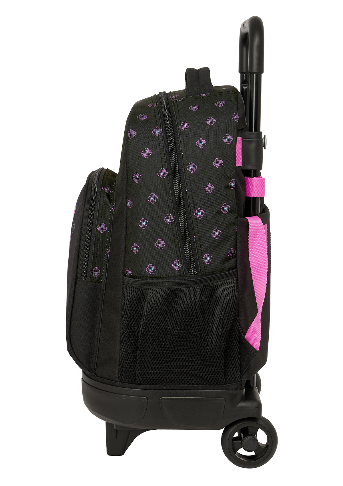 K-POP Demon Hunter Negra Large Backpack Wheeled